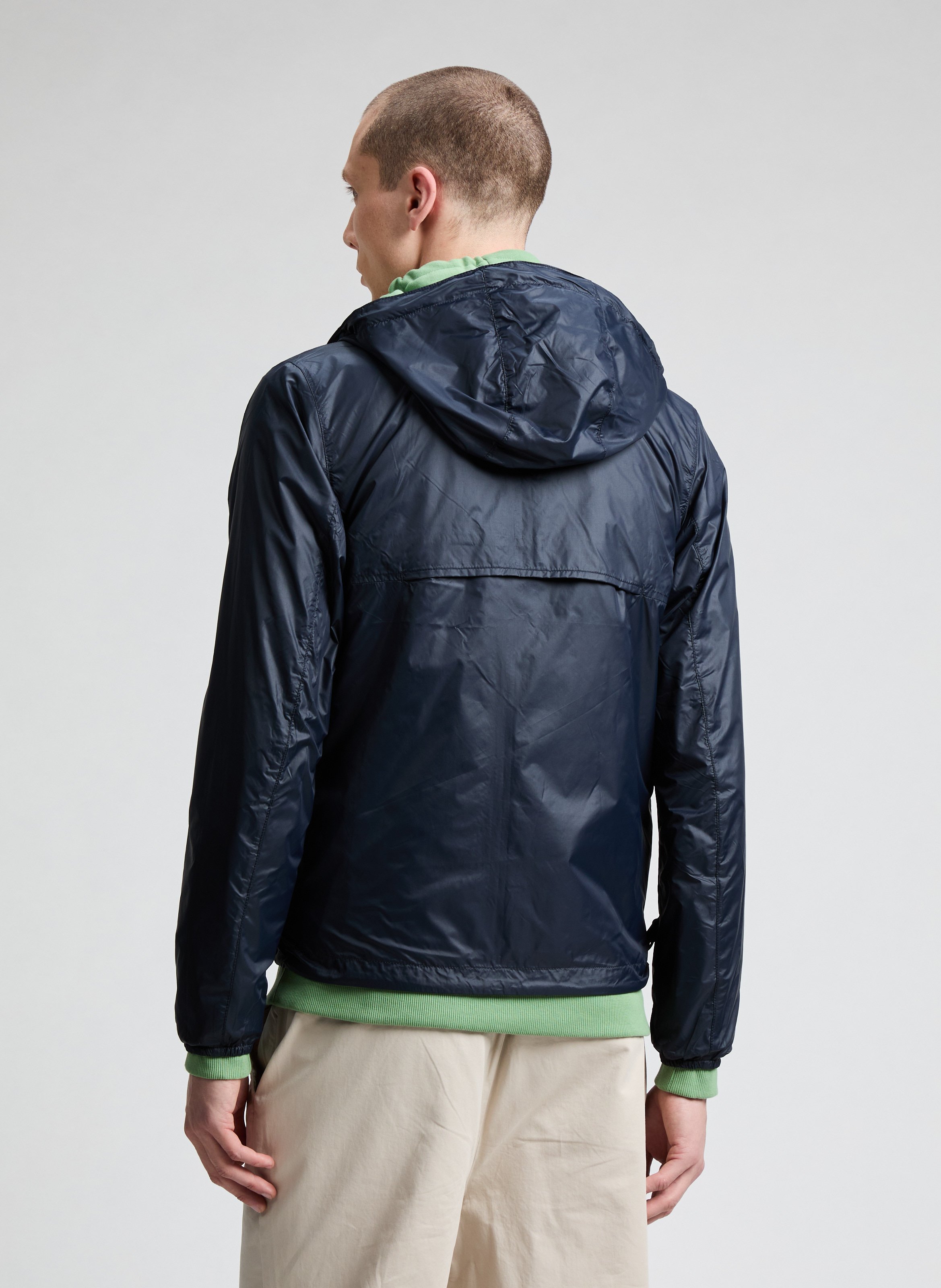 Veste droite coupe-vent K-WAY Gris