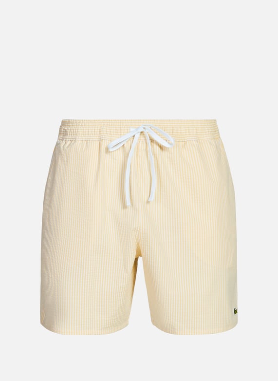 Striped Cotton-blend Shorts Lacoste Men