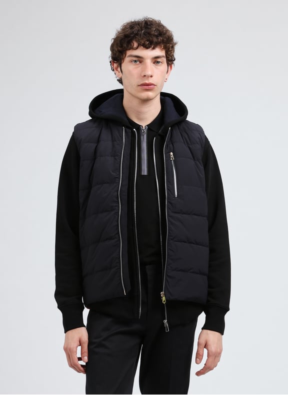 Veste sans manches bi-matière Multicolore by PAUL SMITH PAUL SMITH Veste sans manches bi-matière Multicolore