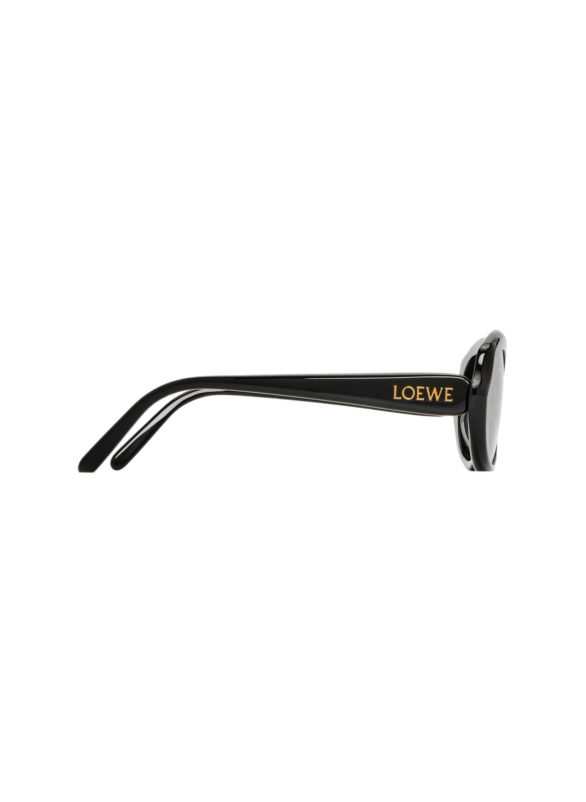 Slim Mini Oval Sunglasses LOEWE Black