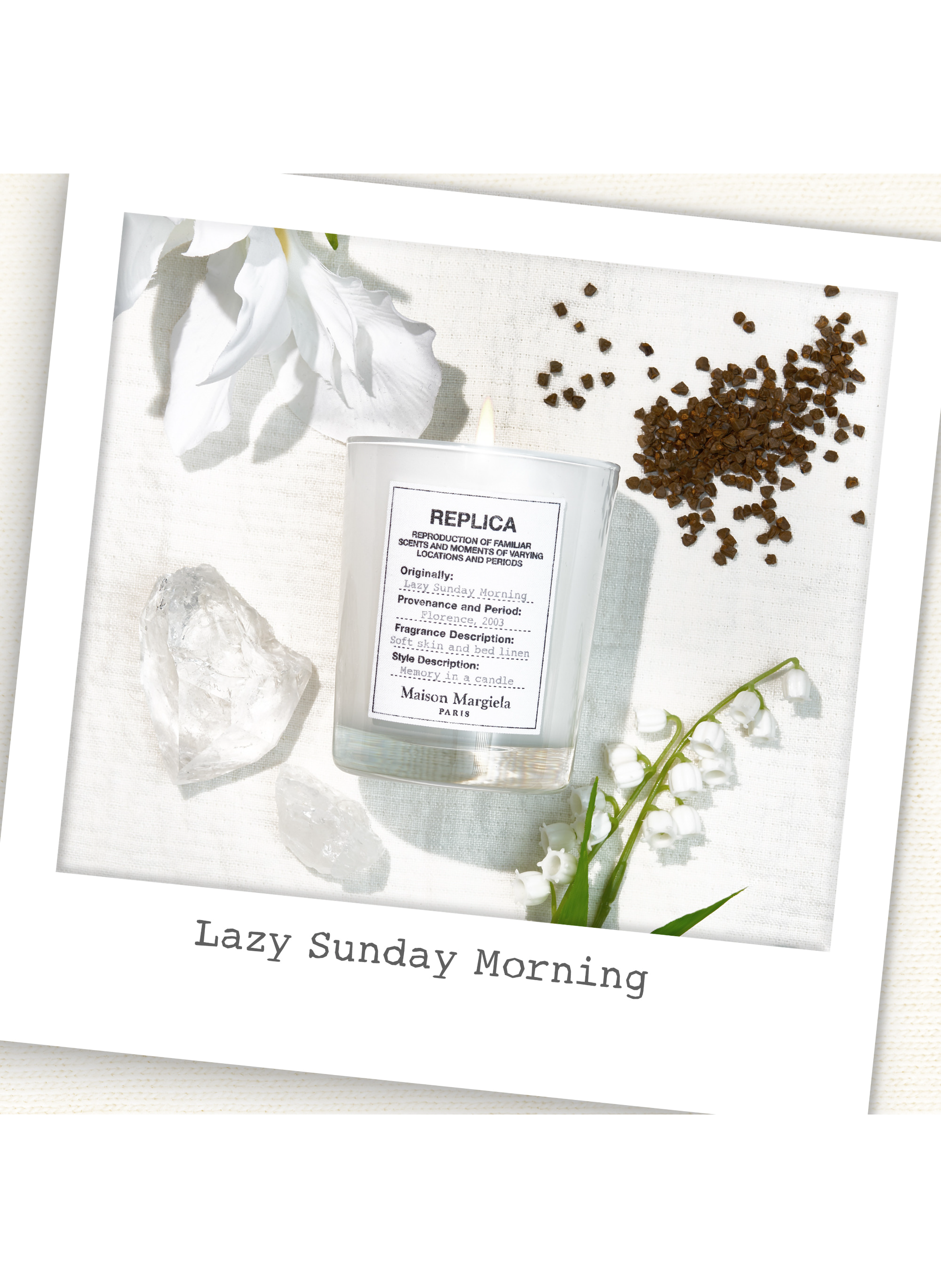 Bougie parfumée REPLICA Lazy Sunday Morning No color
