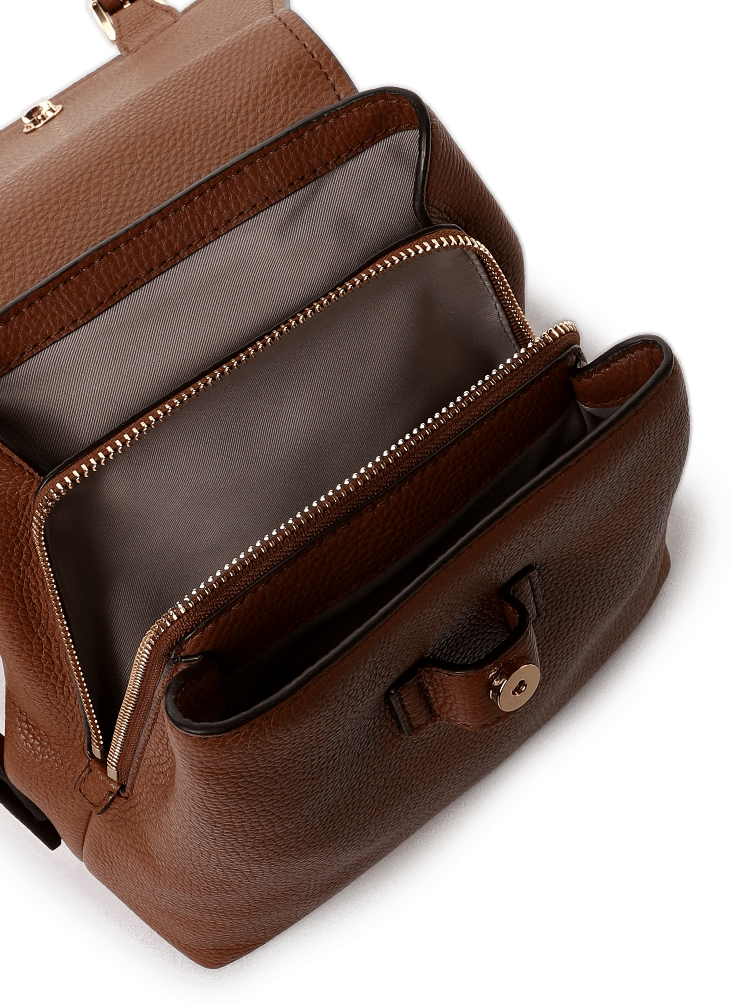 Sac à dos Quinn en cuir MICHAEL KORS Marron