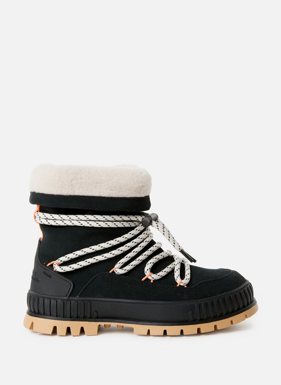 Ankle boots with silver tips Black by PALLADIUM PALLADIUM Ankle boots with silver tips Black