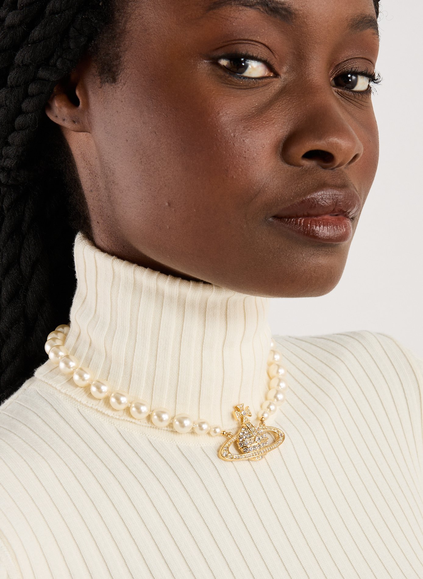 Robe près du corps en laine vierge et coton mélangés WOLFORD Beige