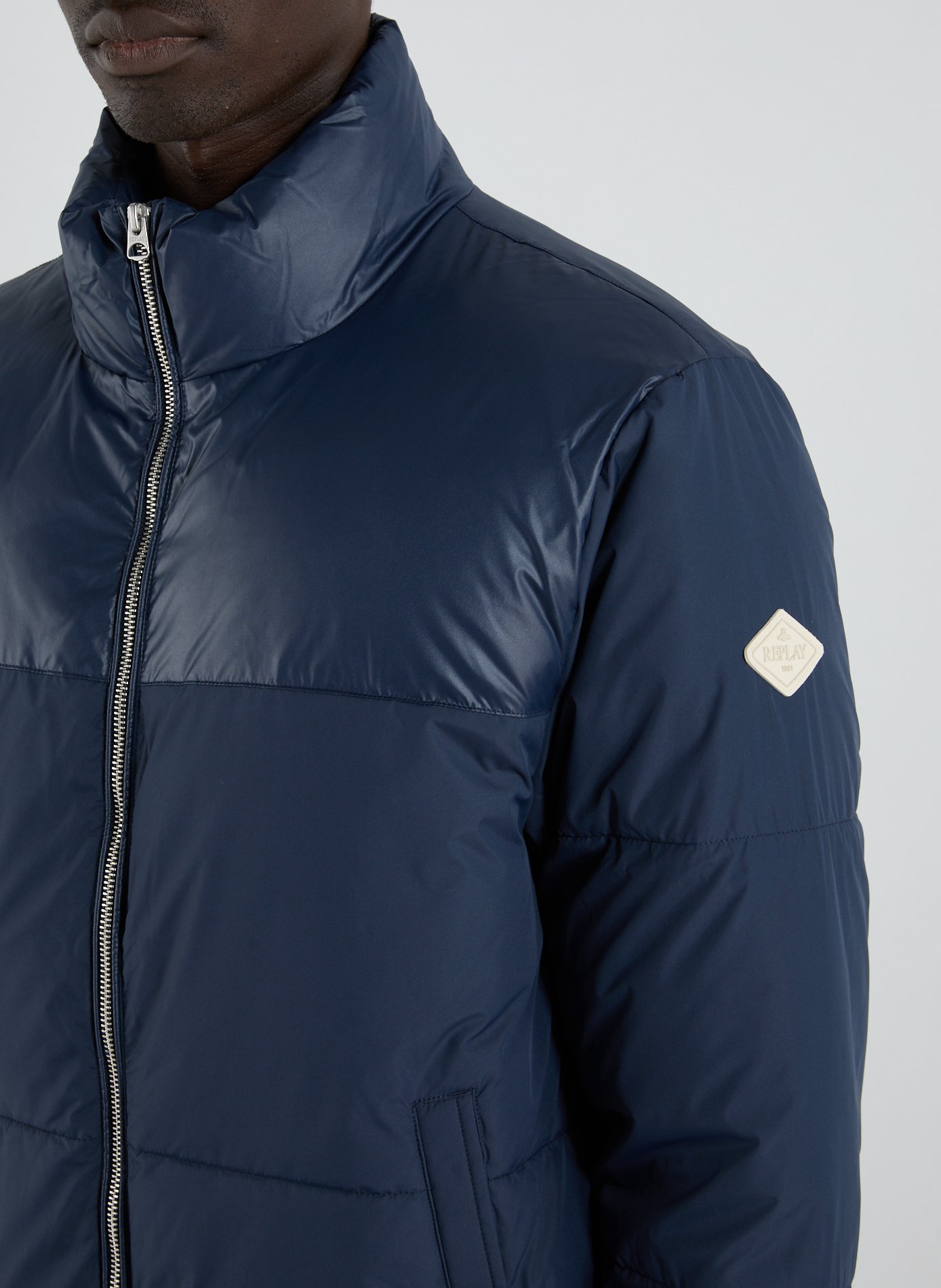 Blouson matelassé col montant REPLAY Bleu