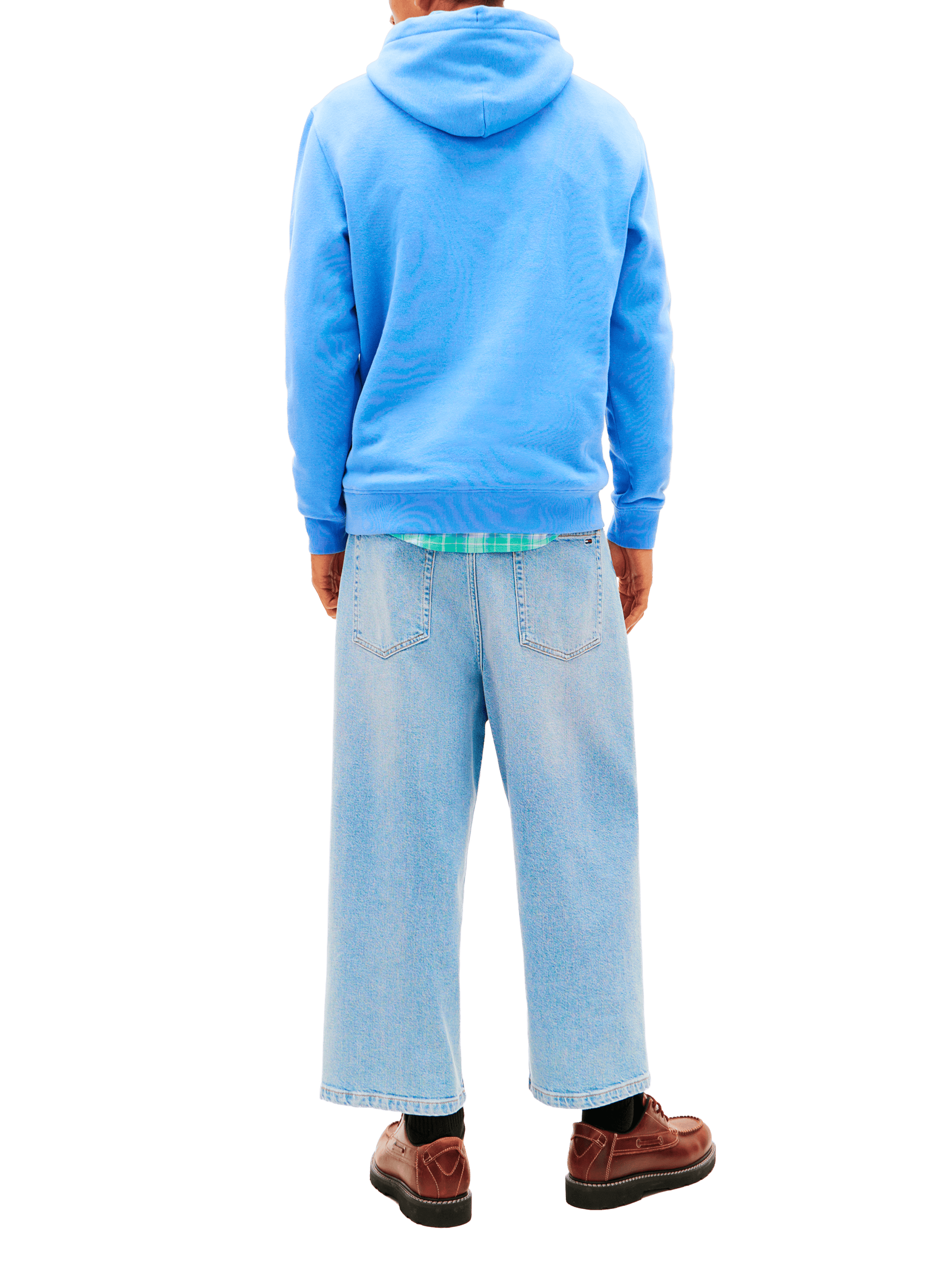 Hoodie with embroidered logo TOMMY HILFIGER Blue