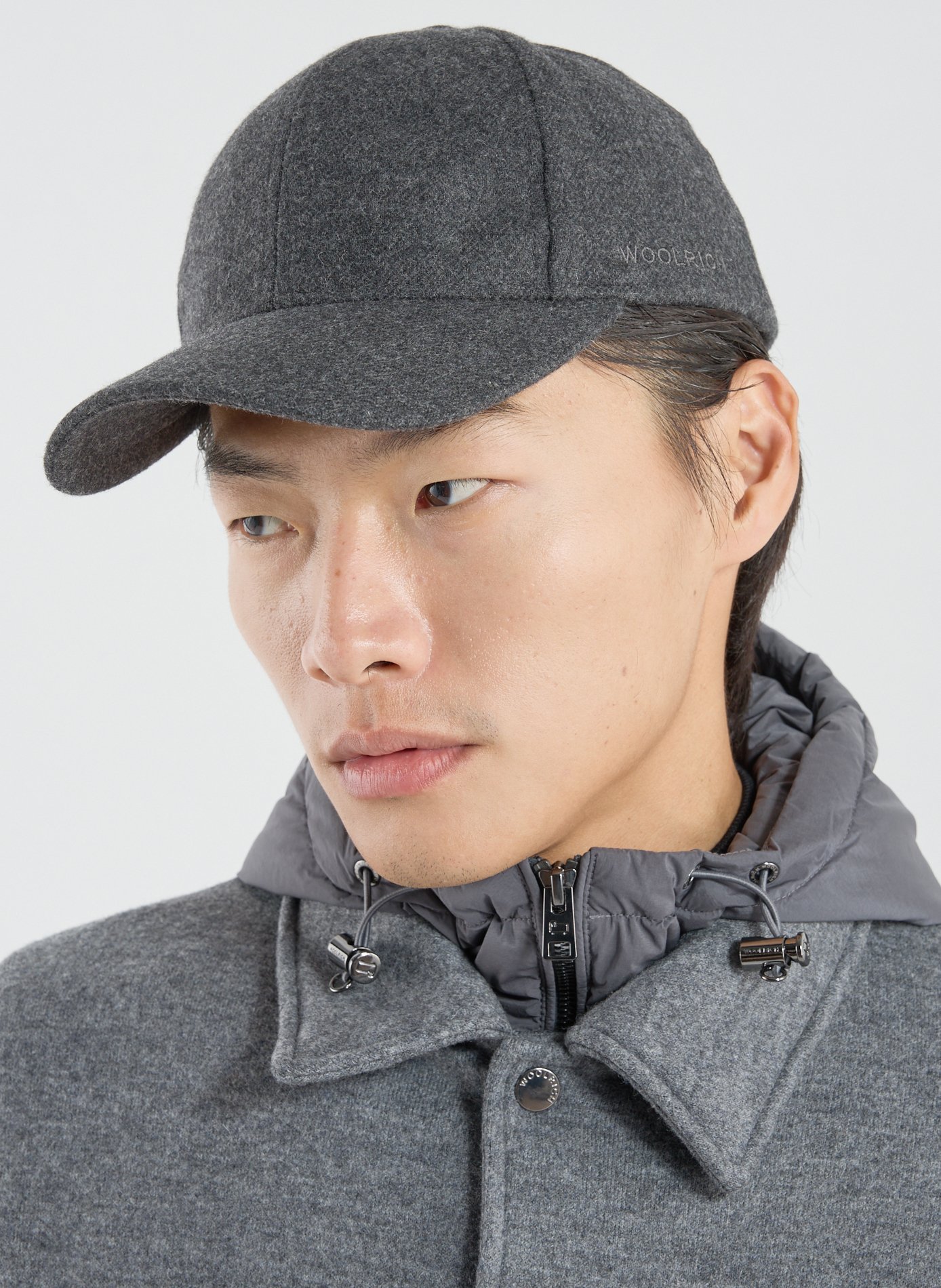 Wool-blend baseball cap WOOLRICH Grey