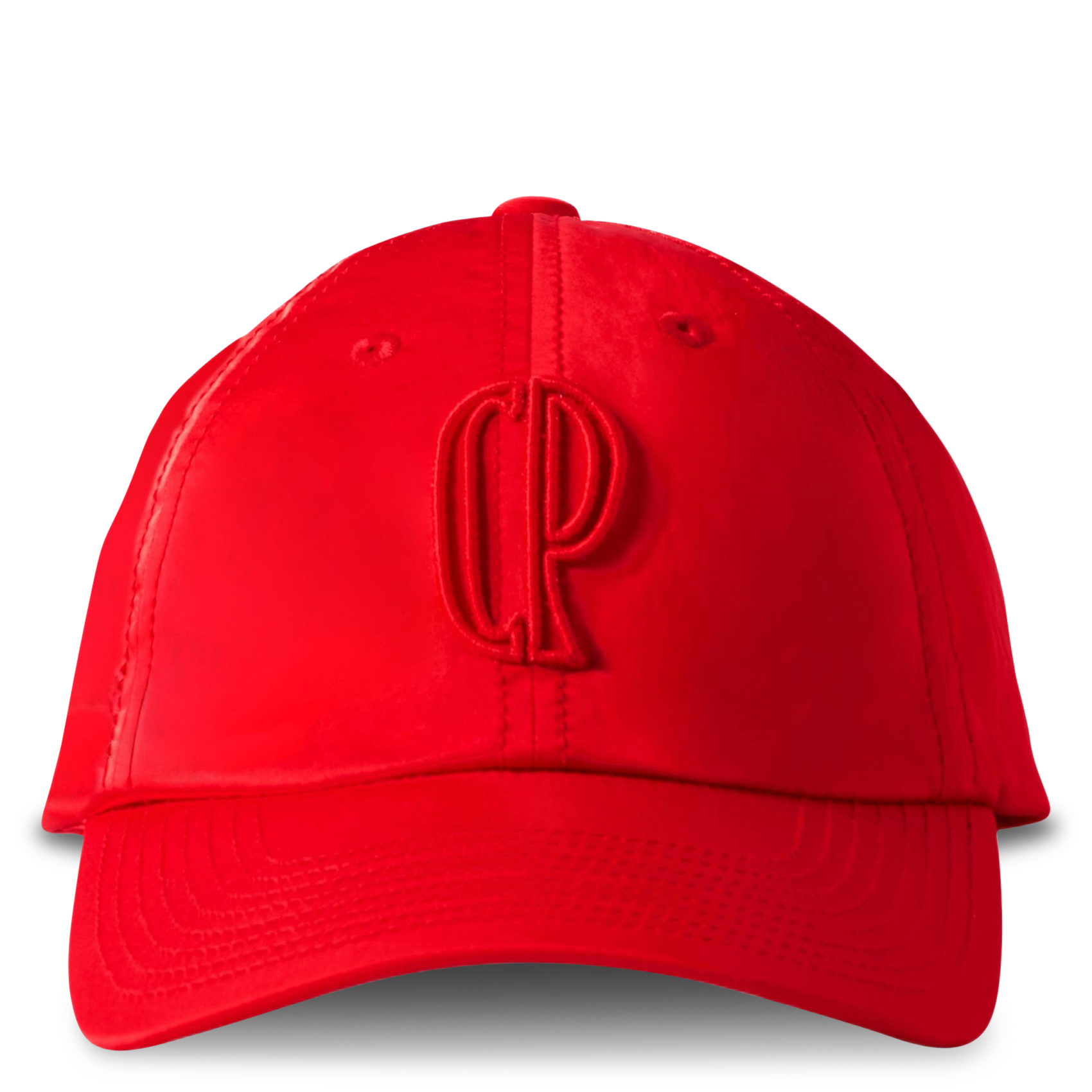 Casquette brodée satinée CLAUDIE PIERLOT Rouge
