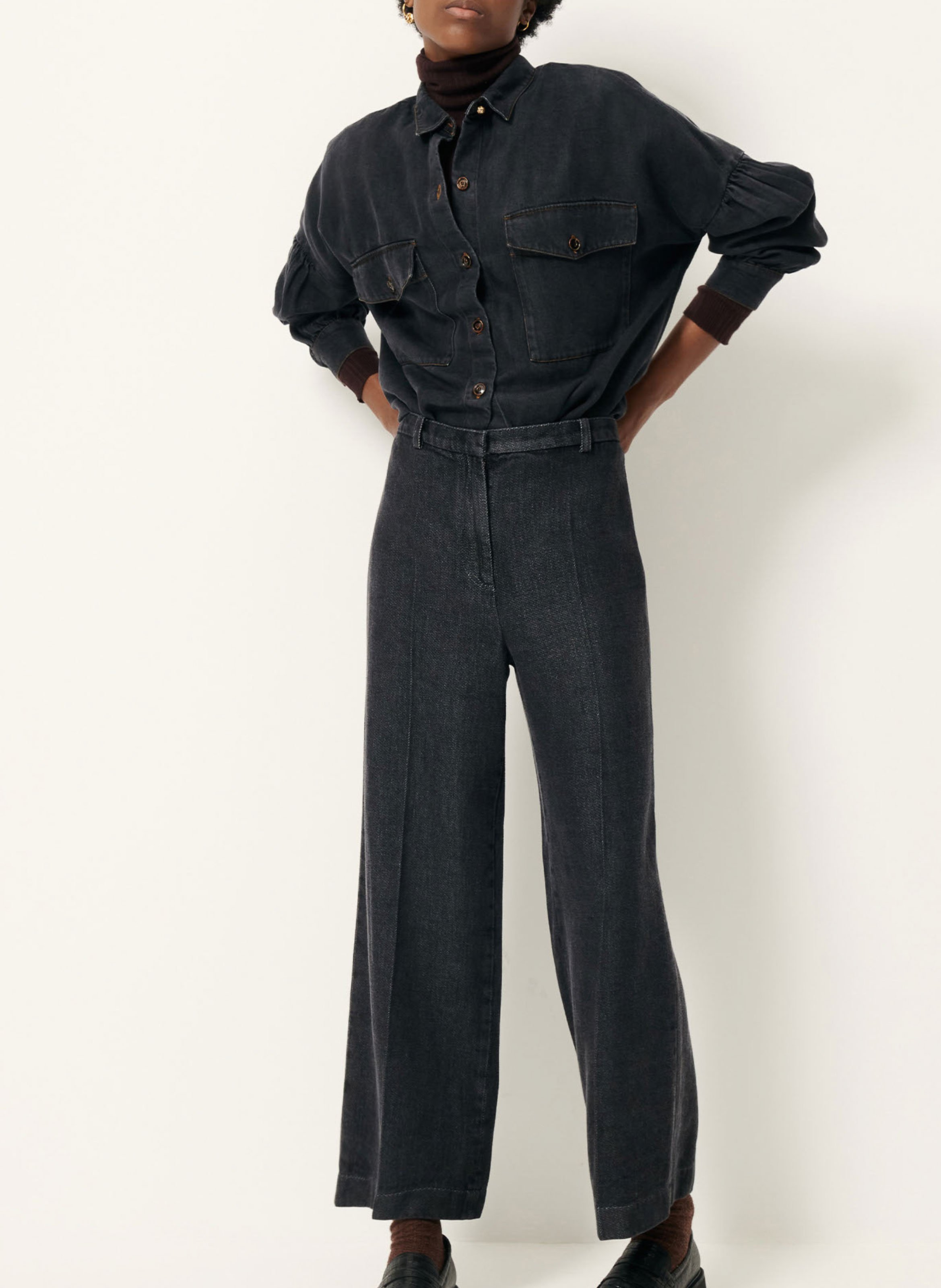 Pantalon droit aldivio SESSUN Gris