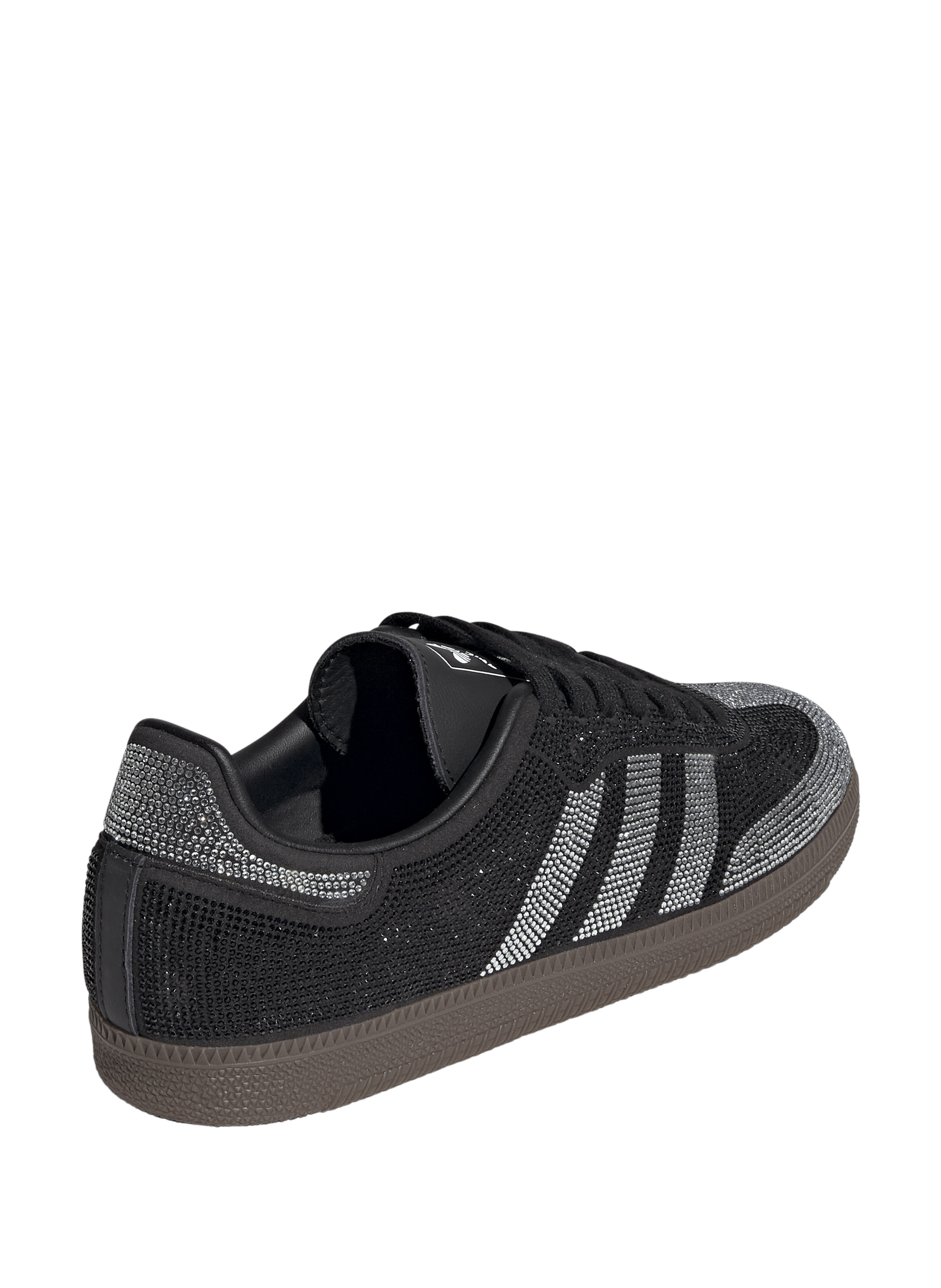 Strass lace-up sneakers ADIDAS Black