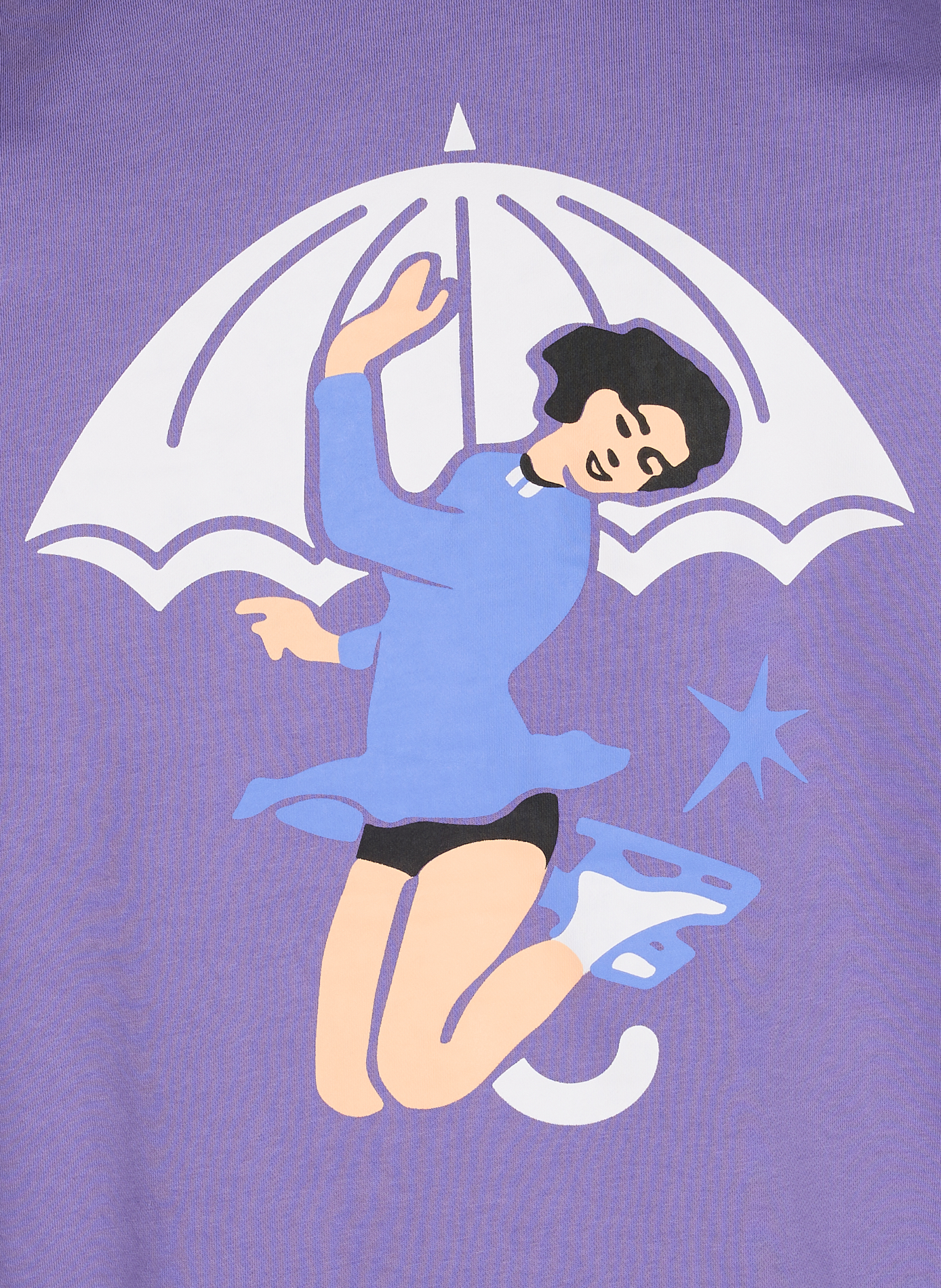 Sweat ample à capuche en coton mélangé HELAS CAPS Violet