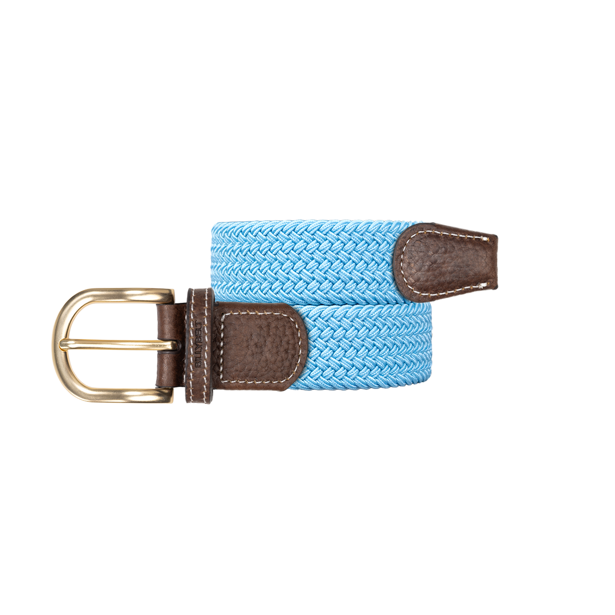 Ceinture tressée élastique unie BILLYBELT Bleu