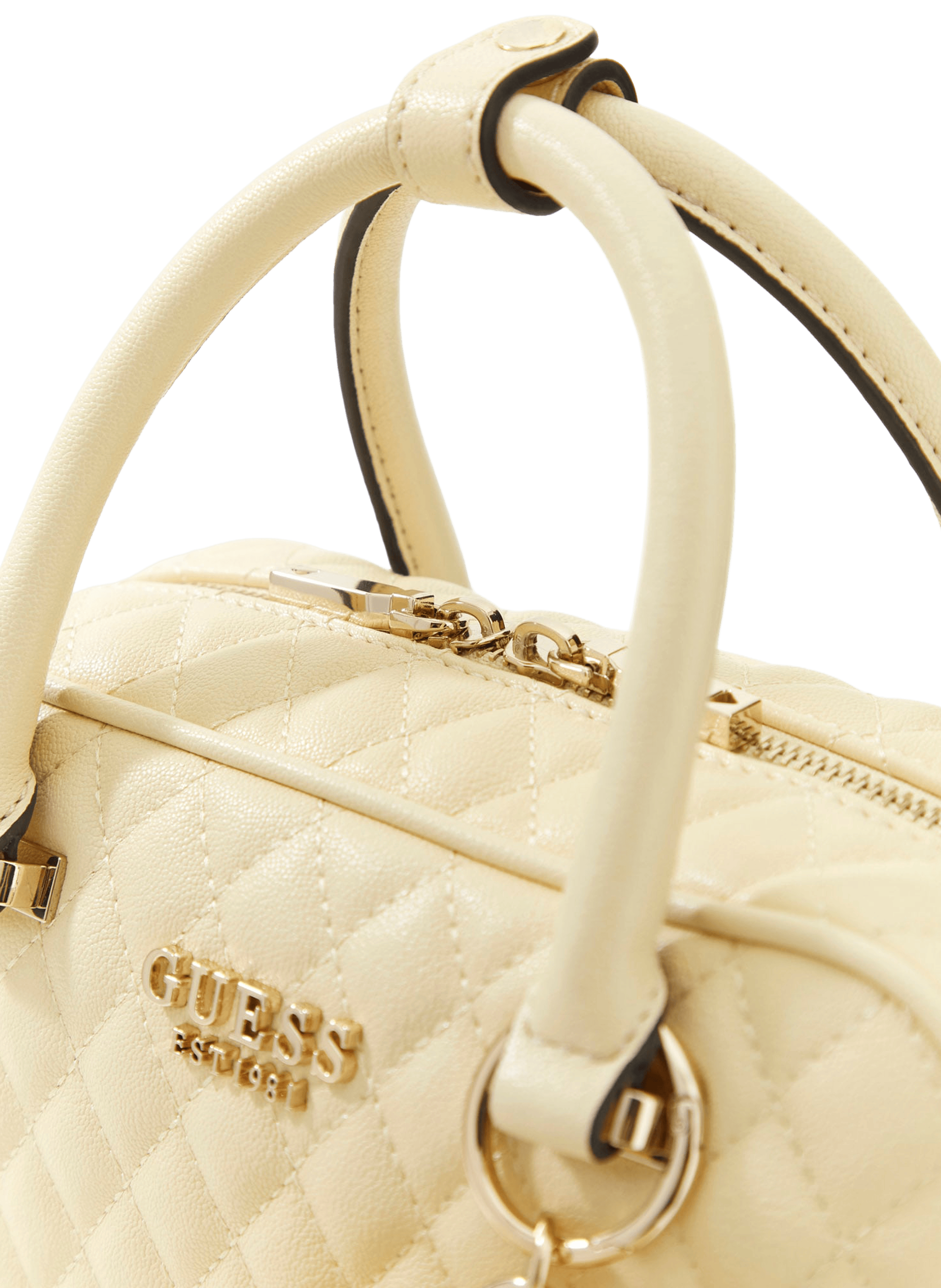 Sac Atabey matelassé avec pochette coeur GUESS Jaune