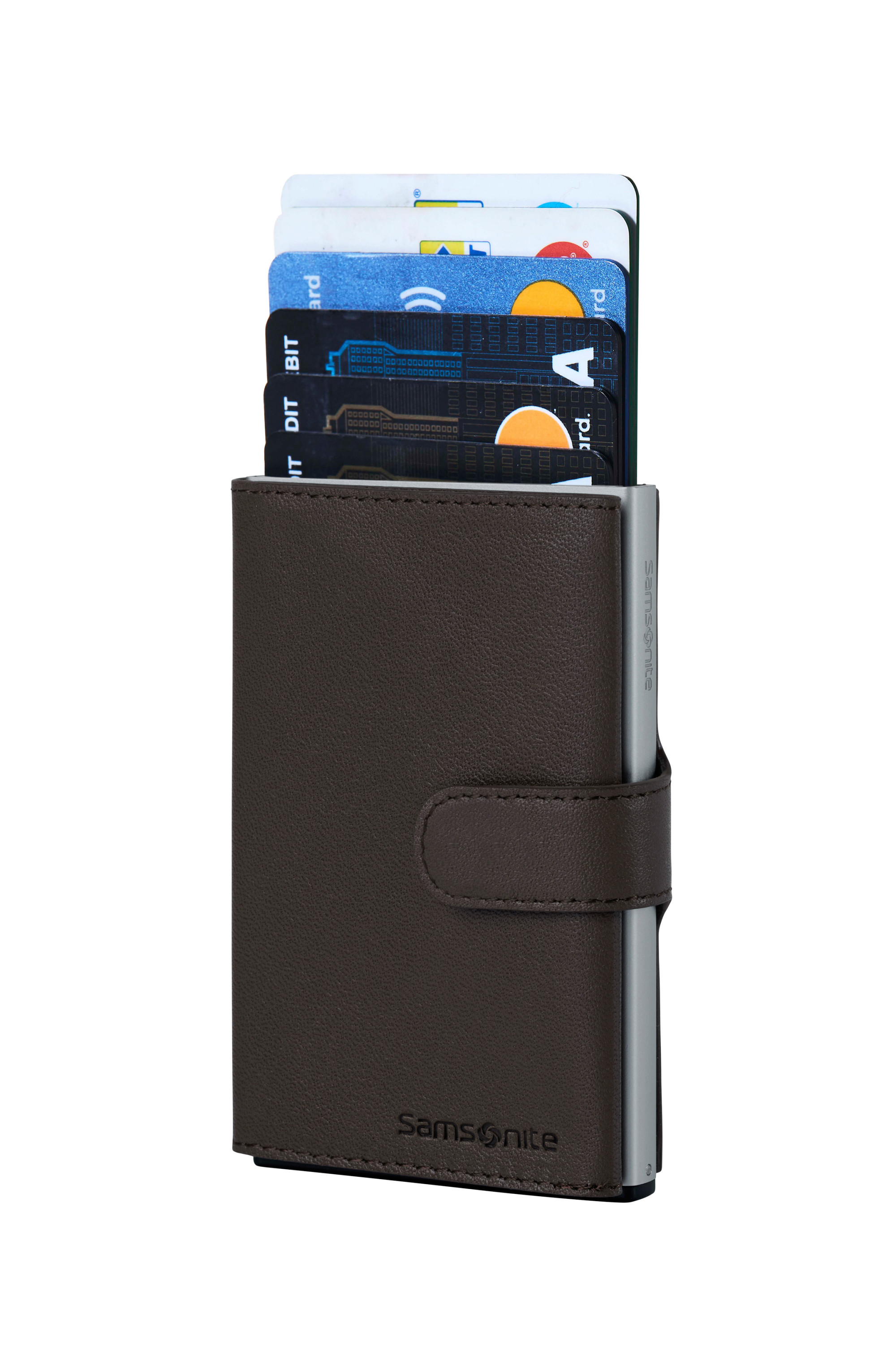 Alu fit credit card holder taille s SAMSONITE Marron