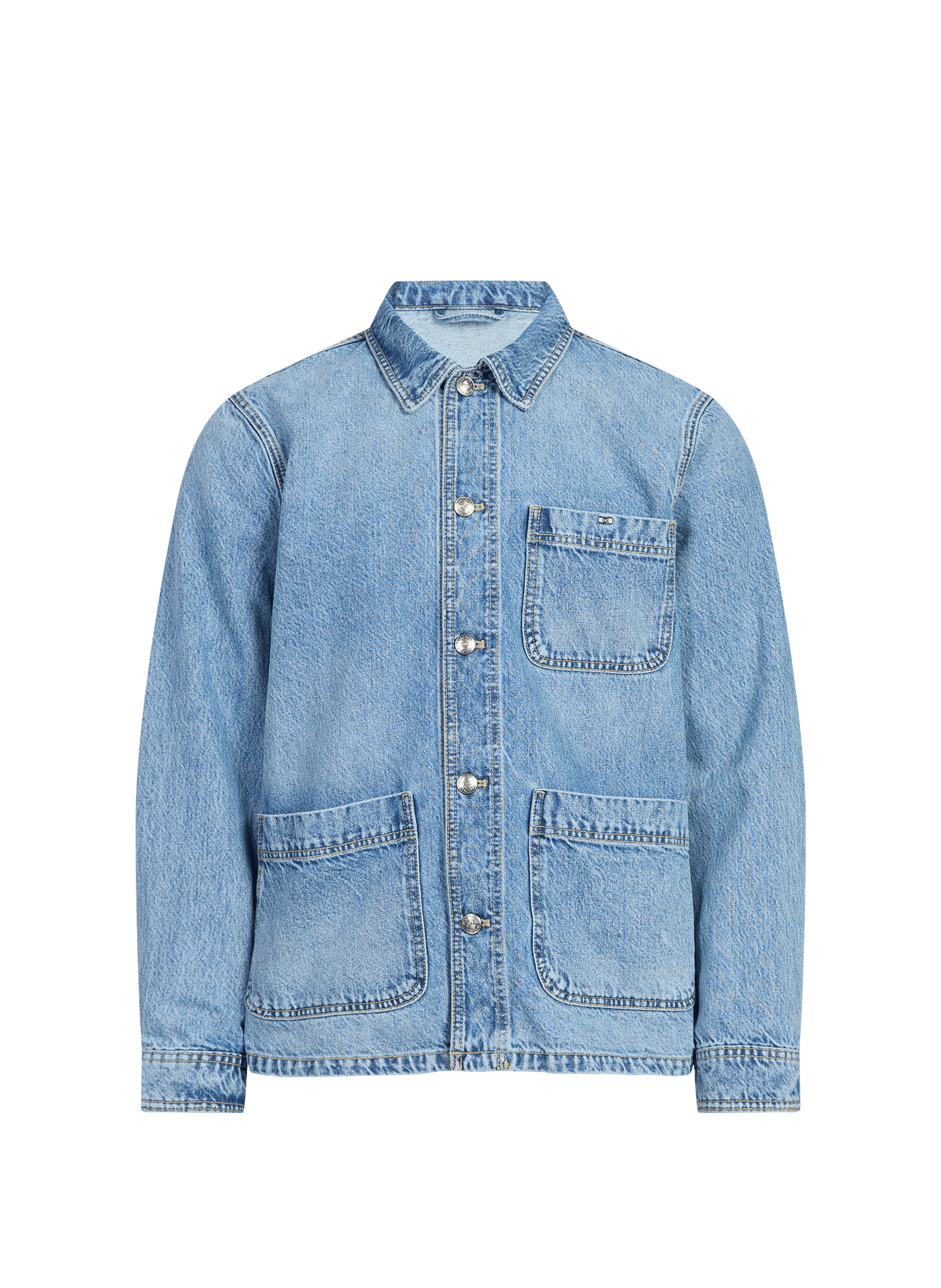 Veste droite boutonnée en jean EDEN PARK Bleu