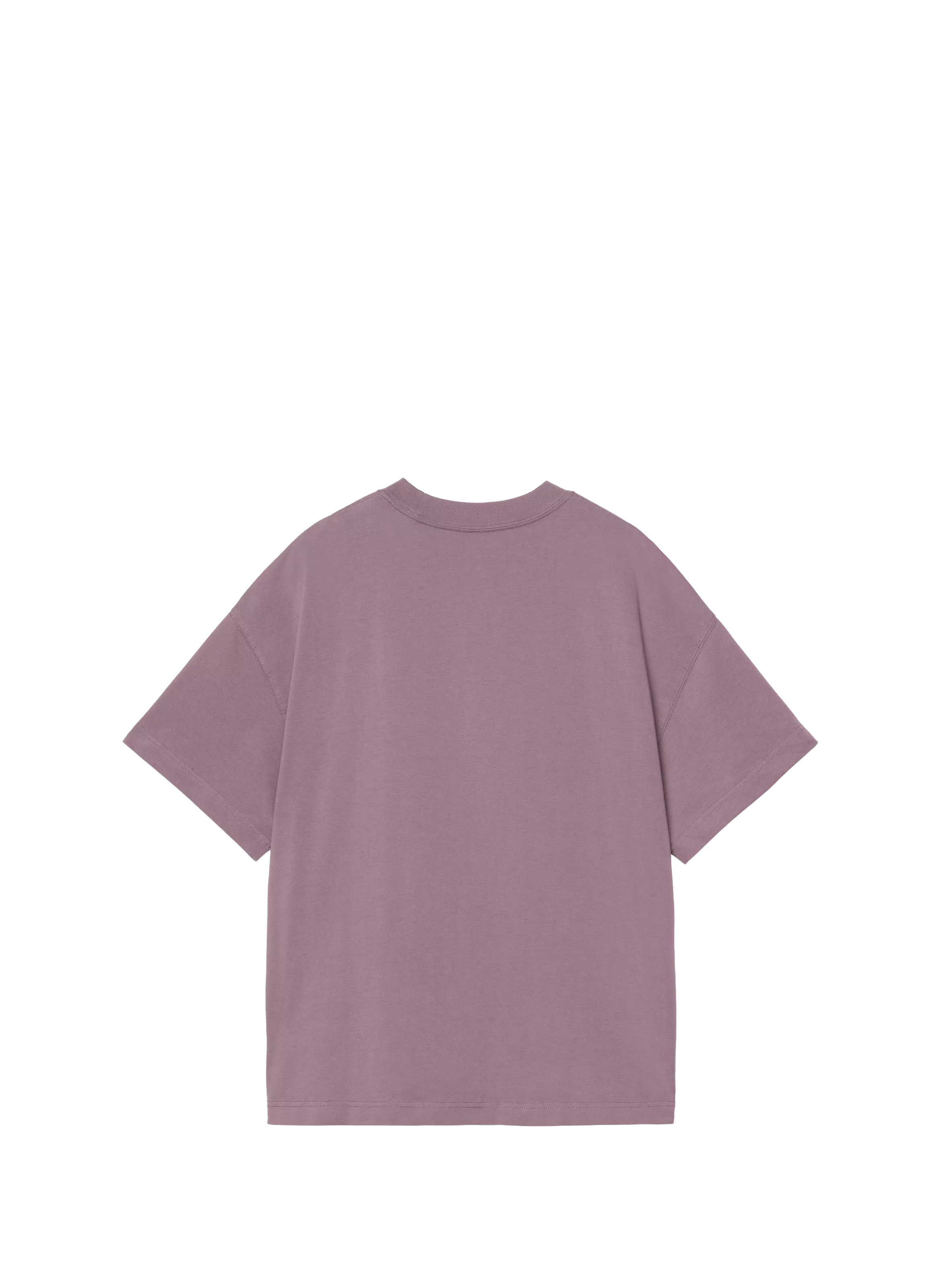 T-shirt embroidered with brand logo in cotton CARHARTT WIP Pink
