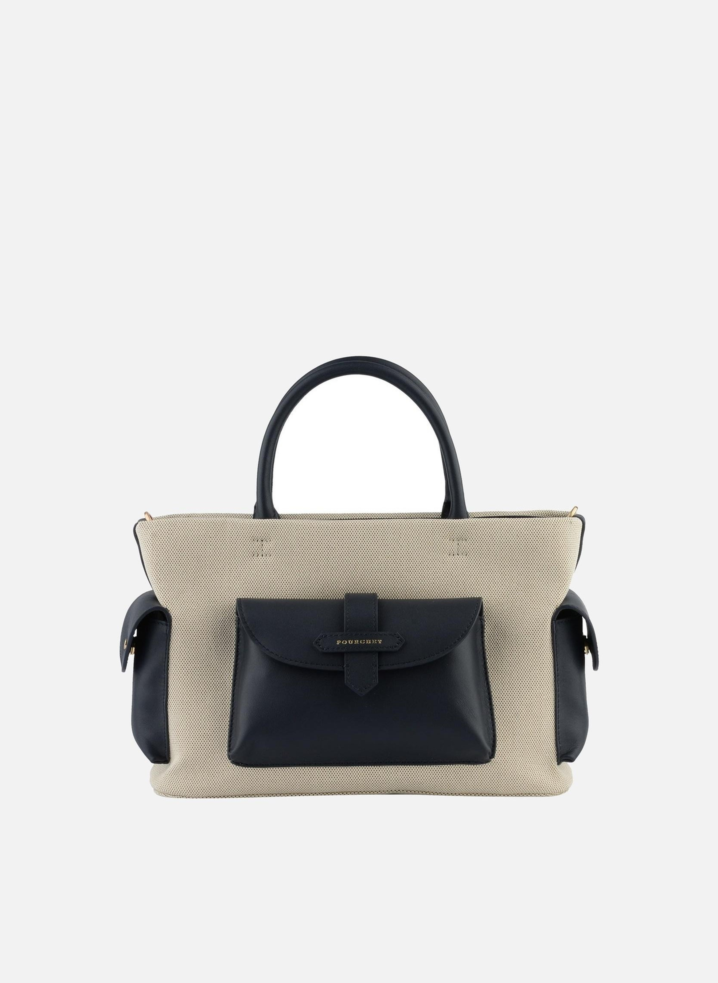 Reporter coton | sac à main POURCHET Bleu