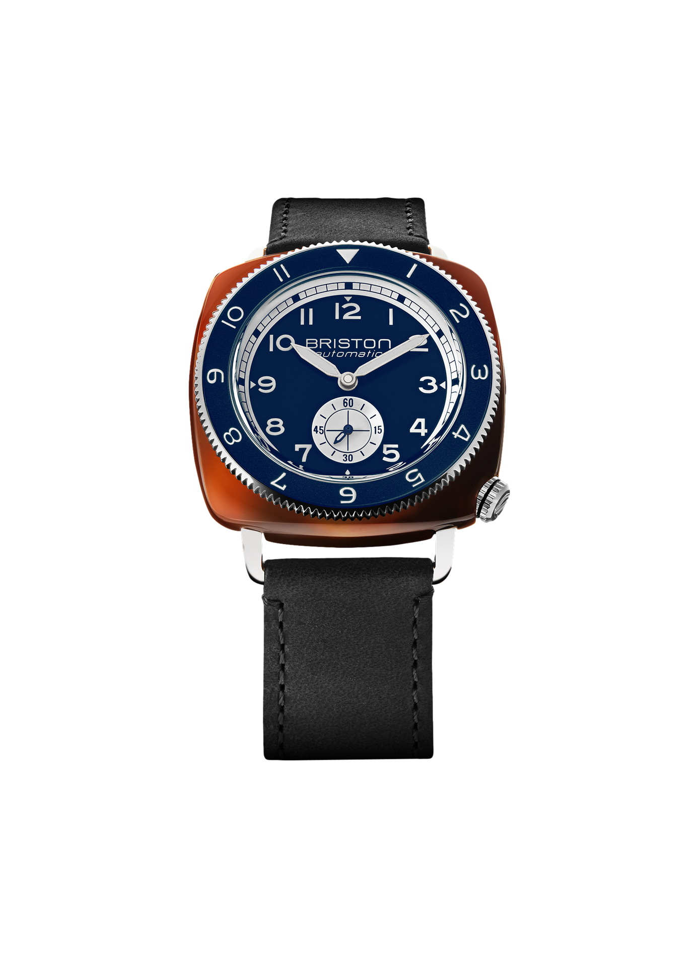 Montre Clubmaster Legend en cuir BRISTON Bleu