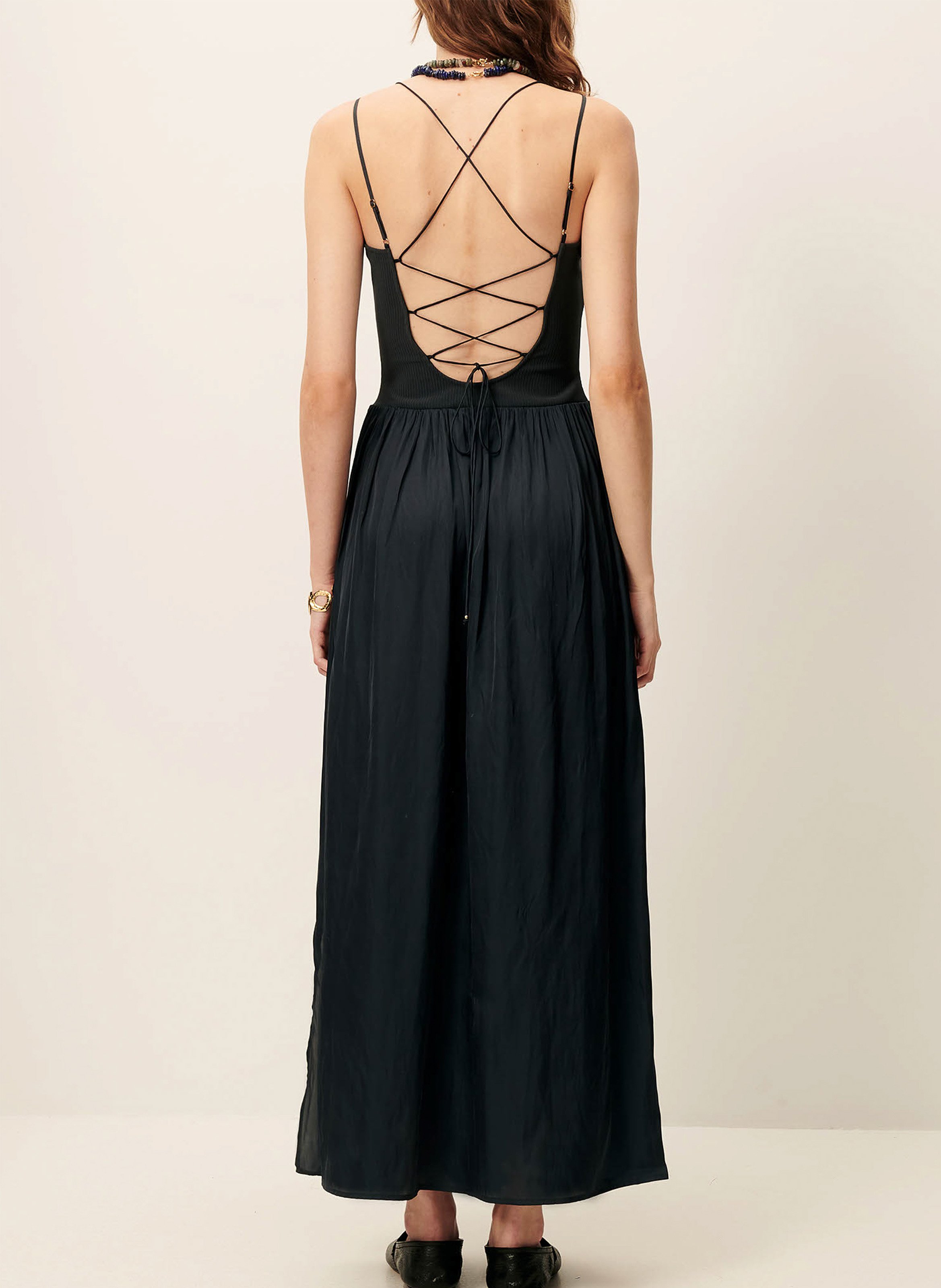 Robe longue col rond sweet mambo SESSUN Vert