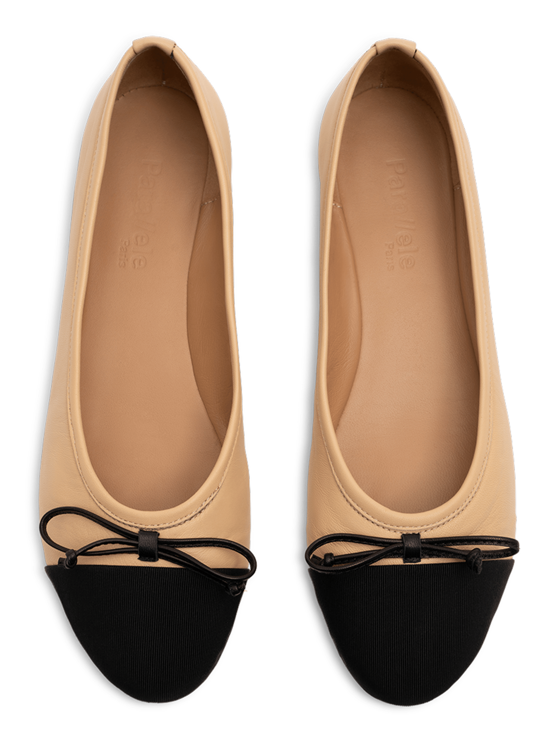 Ballerines java en nappa PARALLELE Beige