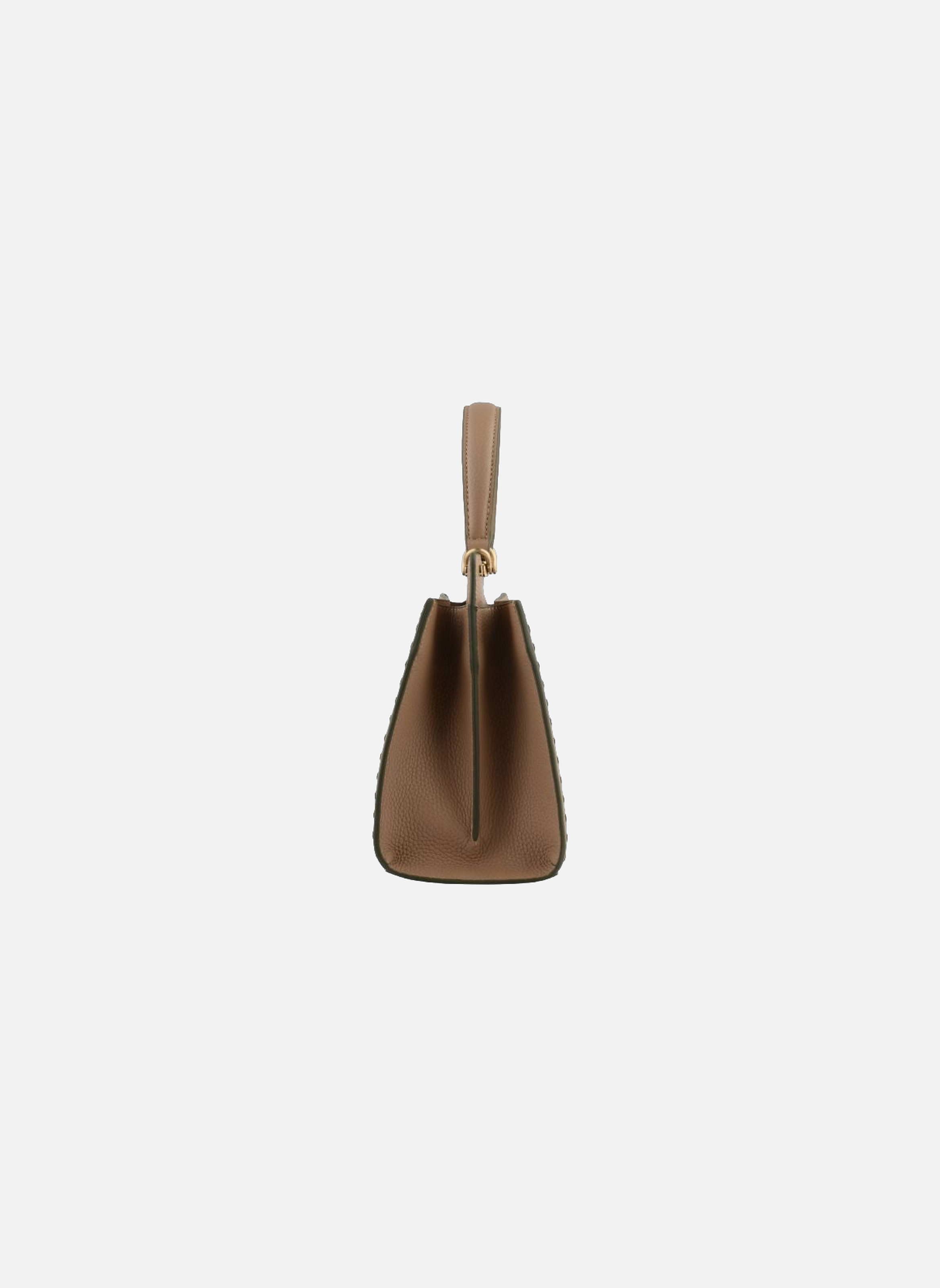 Trianon | sac à main micro en cuir de vachette POURCHET Kaki