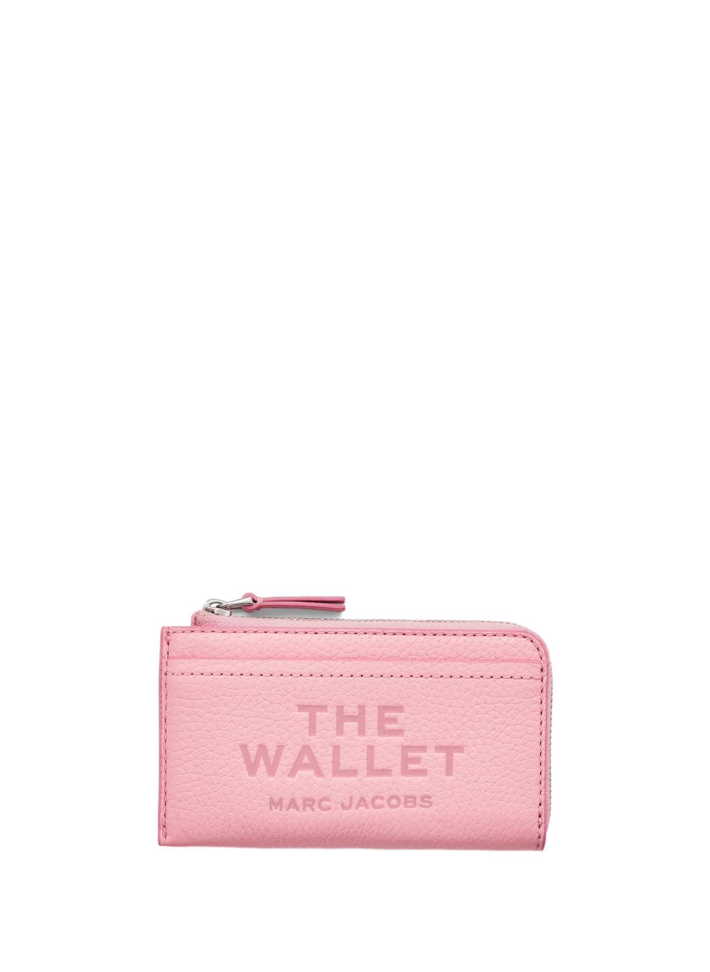 Porte-monnaie The Leather Top Zip MARC JACOBS Rose