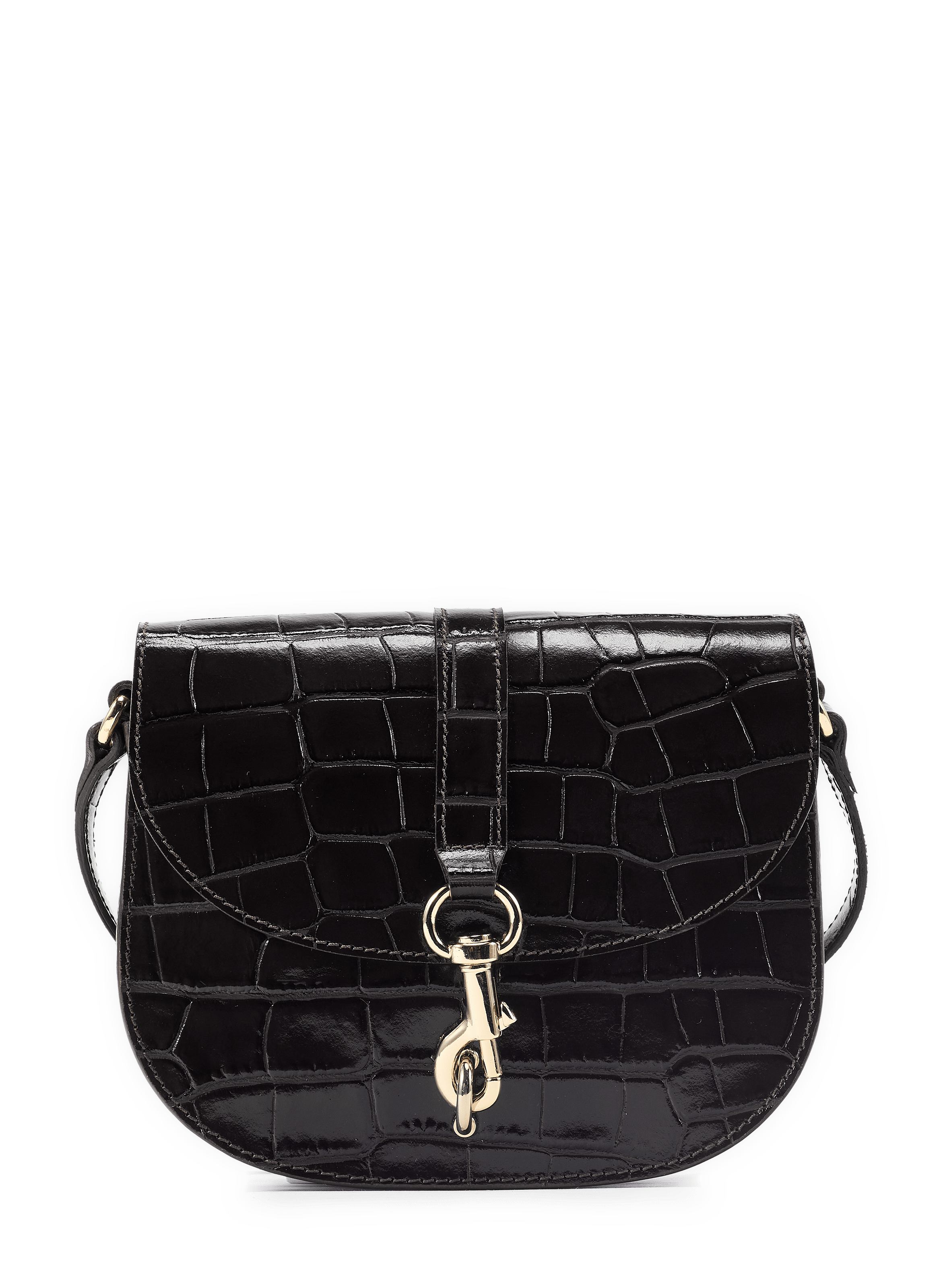 Leather shoulder bag SAISON 1865 Black
