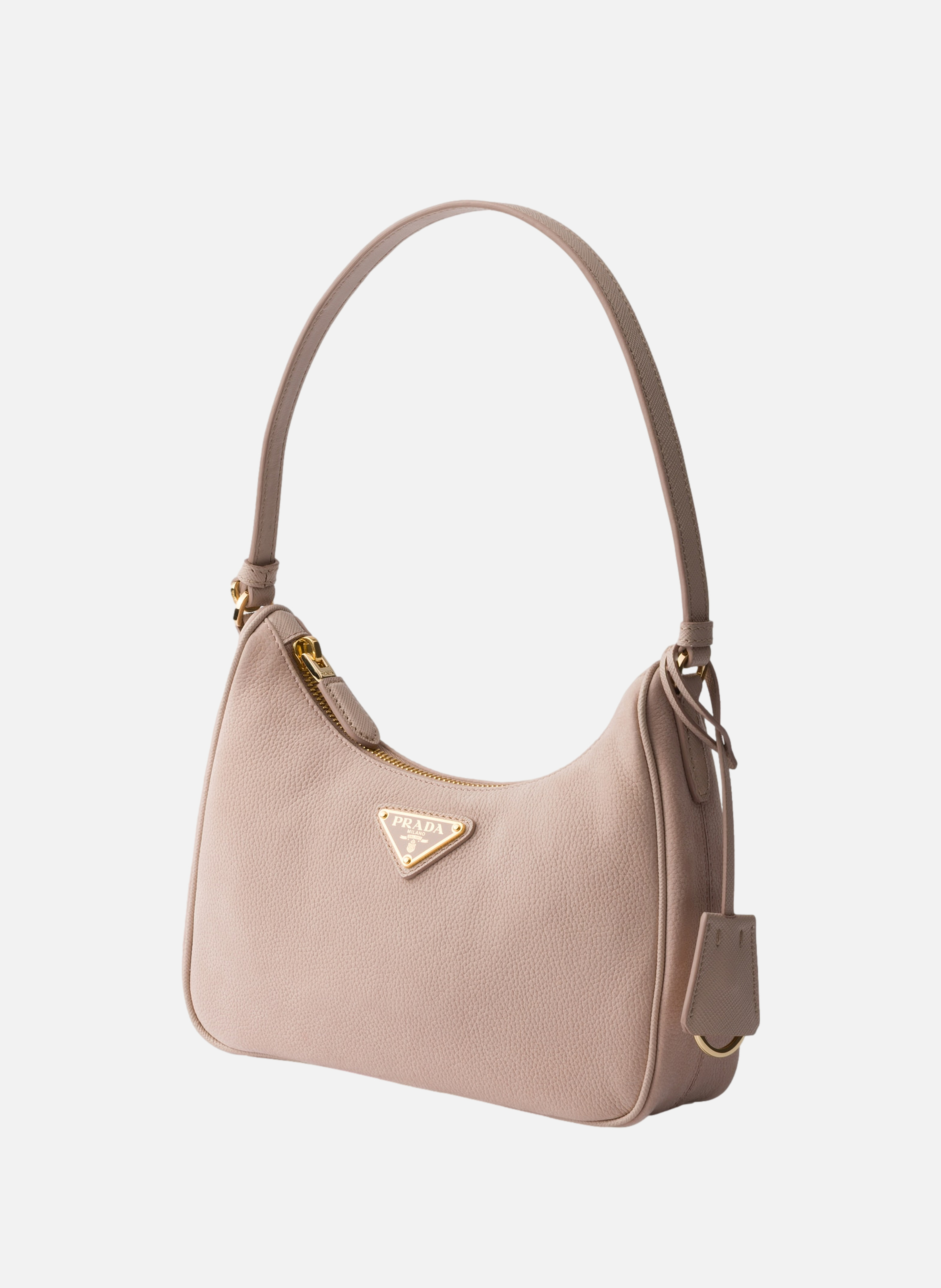 Mini sac prada re-edition 2005 en cuir nubuck et s PRADA Rose