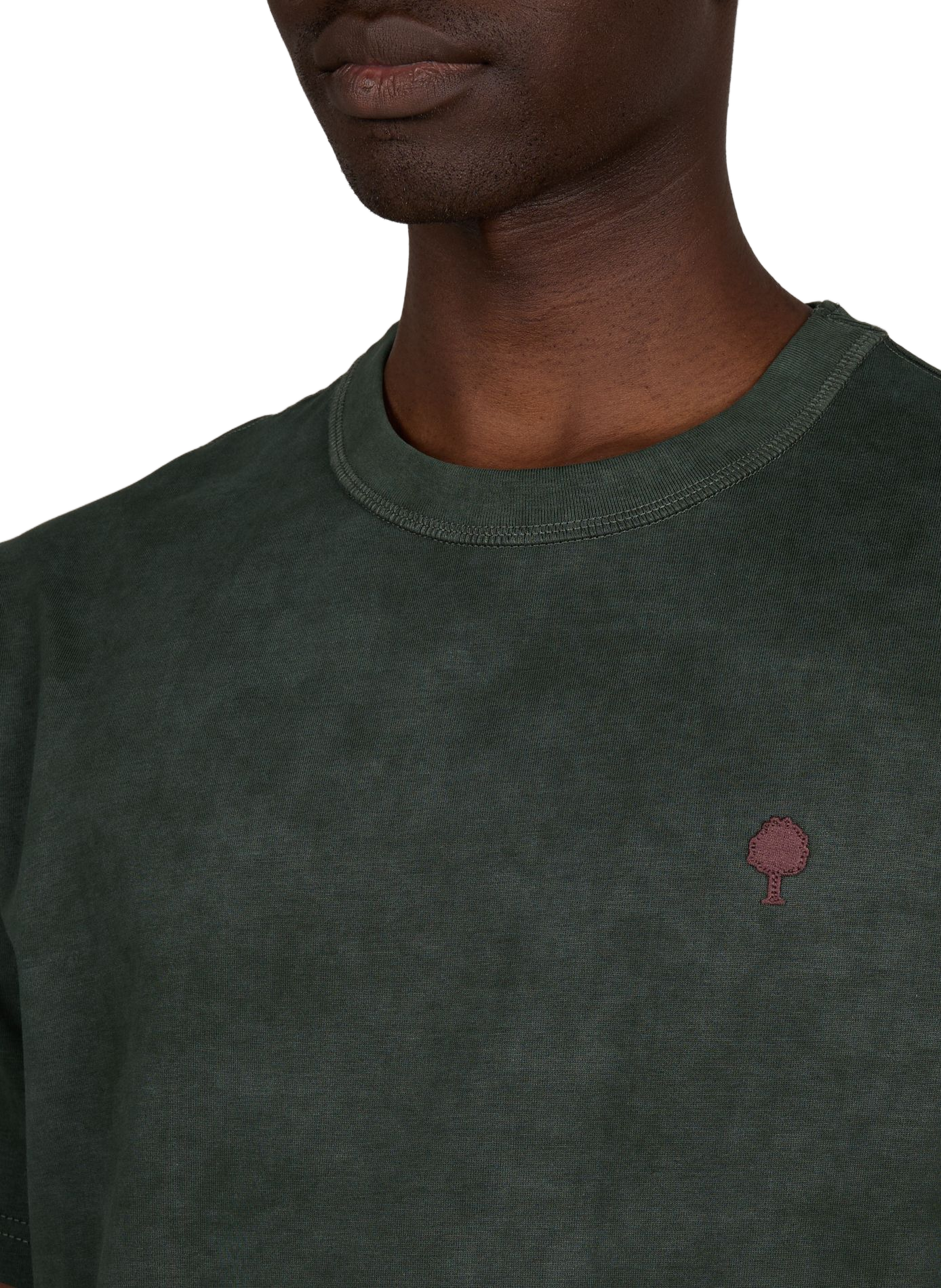 T-shirt ample en coton FAGUO Vert