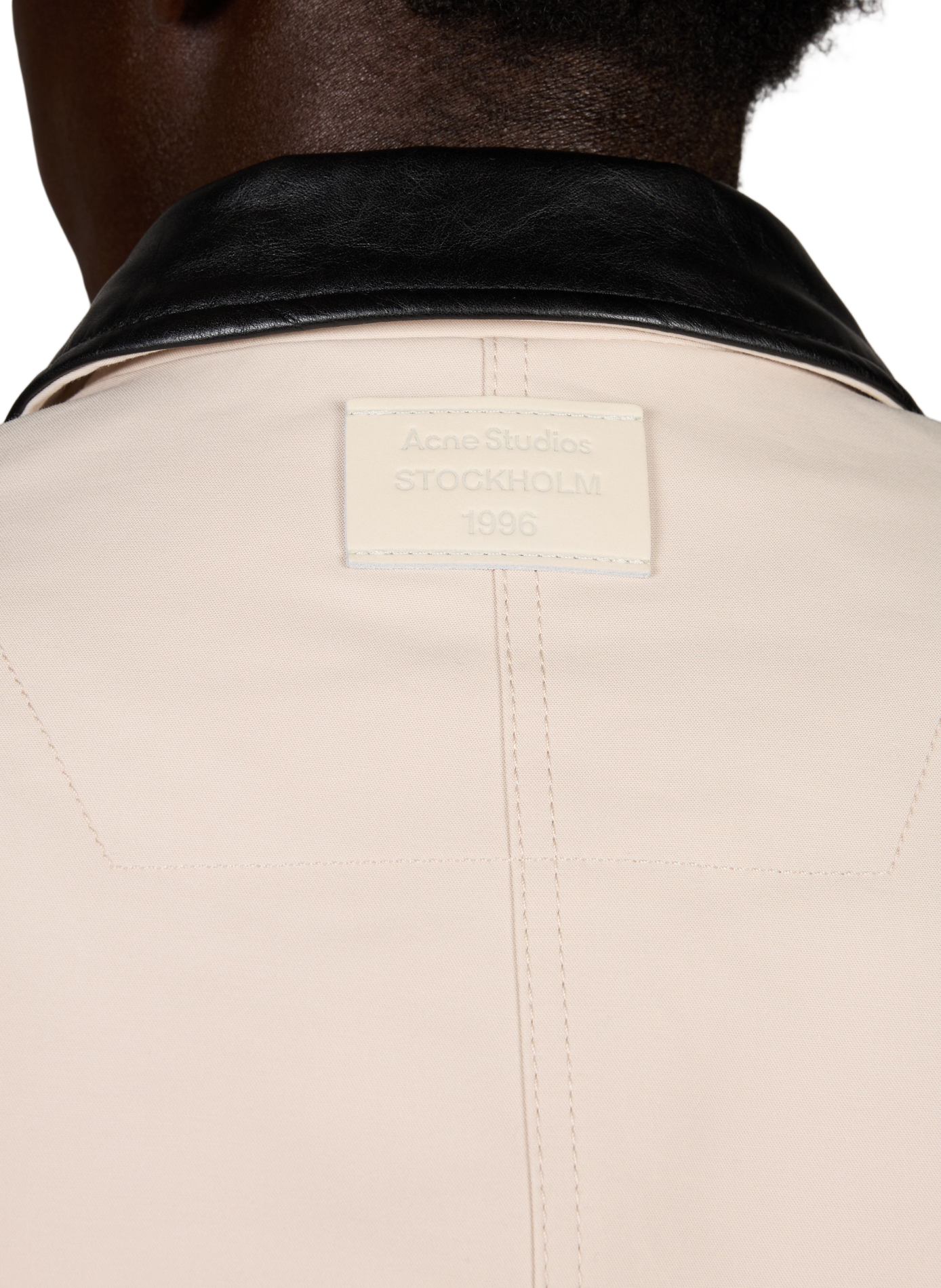 Veste oversize en coton ACNE STUDIOS Beige