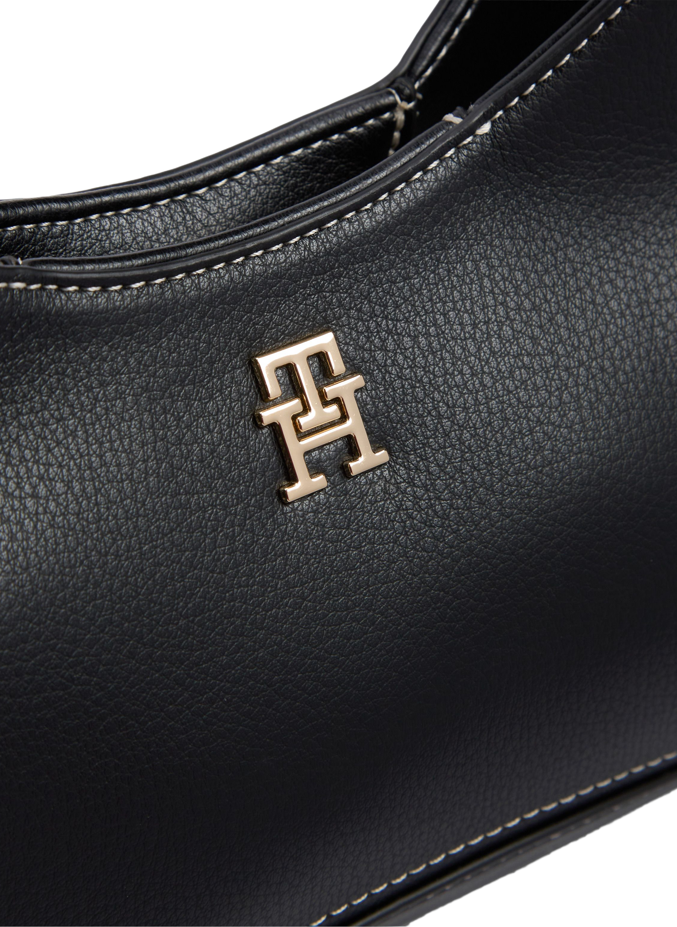 Plain zip-up shoulder bag TOMMY HILFIGER Black