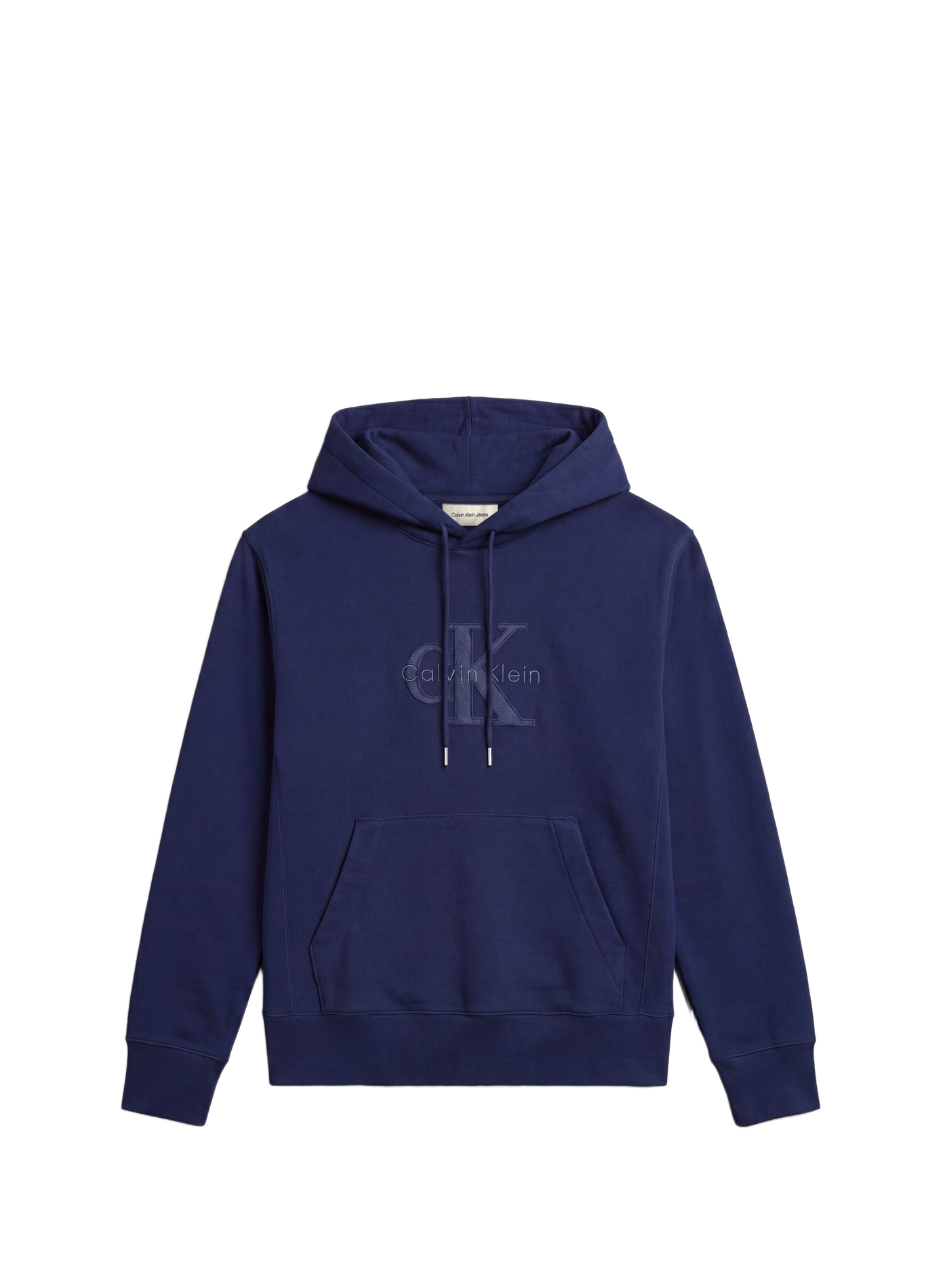 Sweat à capuche en coton mélangé CALVIN KLEIN Blau