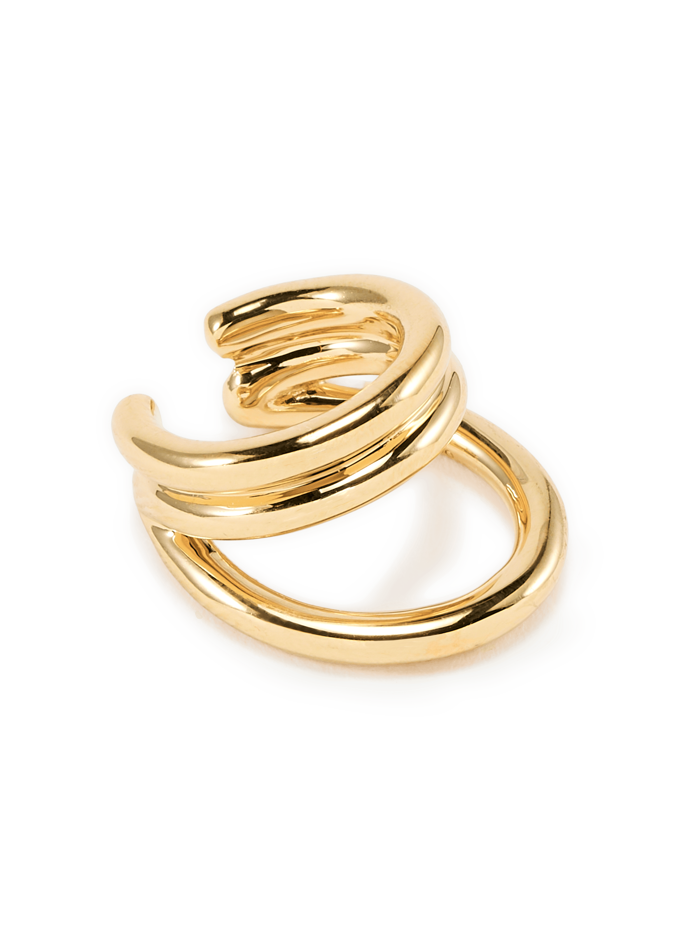 Ohrmanschette aus Silber OTIUMBERG Golden