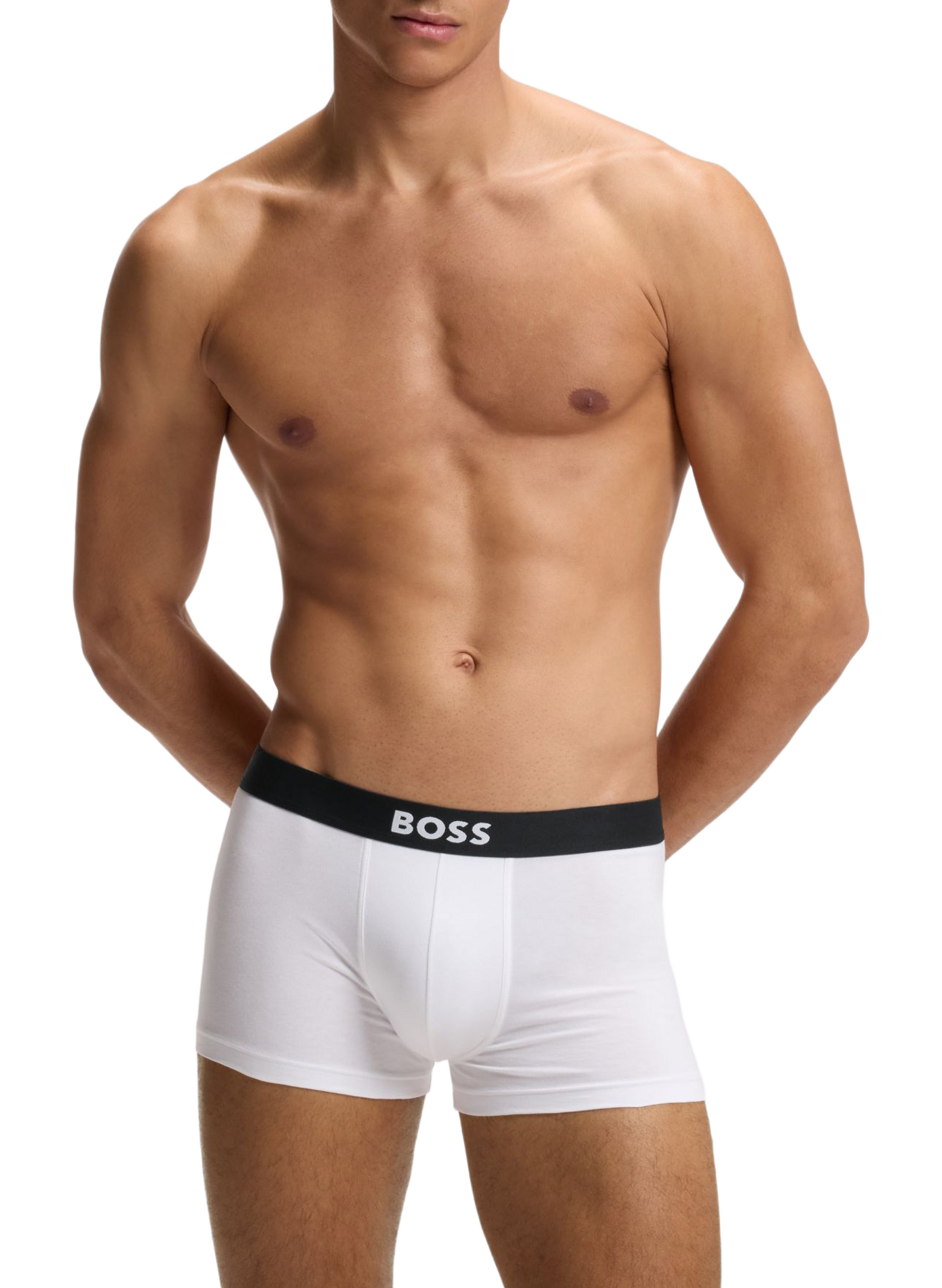 Cotton and modal-blend boxers BOSS White