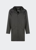 Imperméable long à capuche Long Jacket W3 Black
