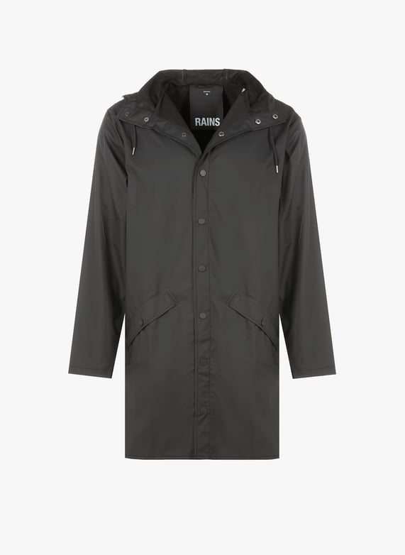 Imperméable long à capuche | Noir by RAINS Imperméable long à capuche Noir