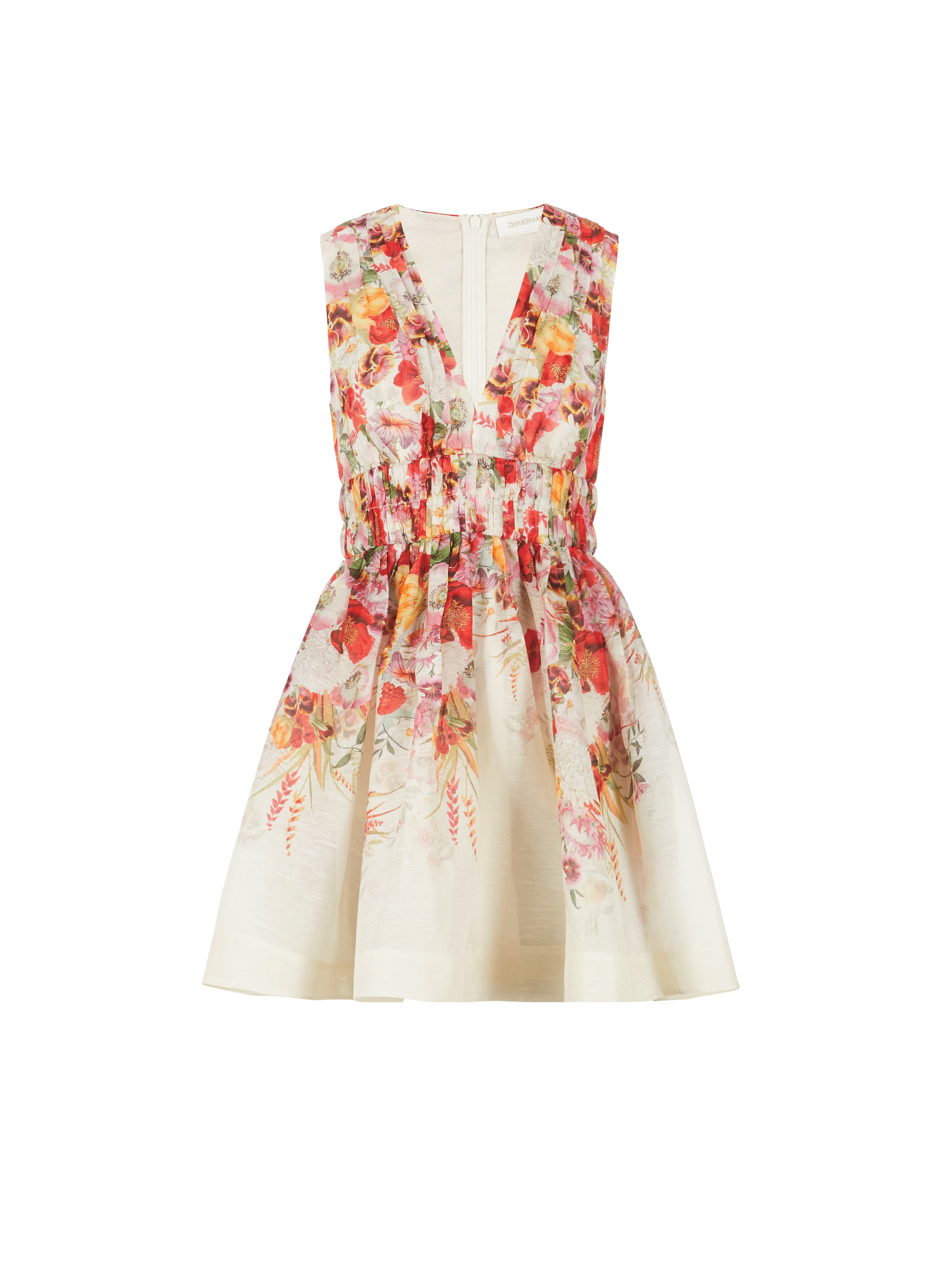 Robe courte Wonderland en lin