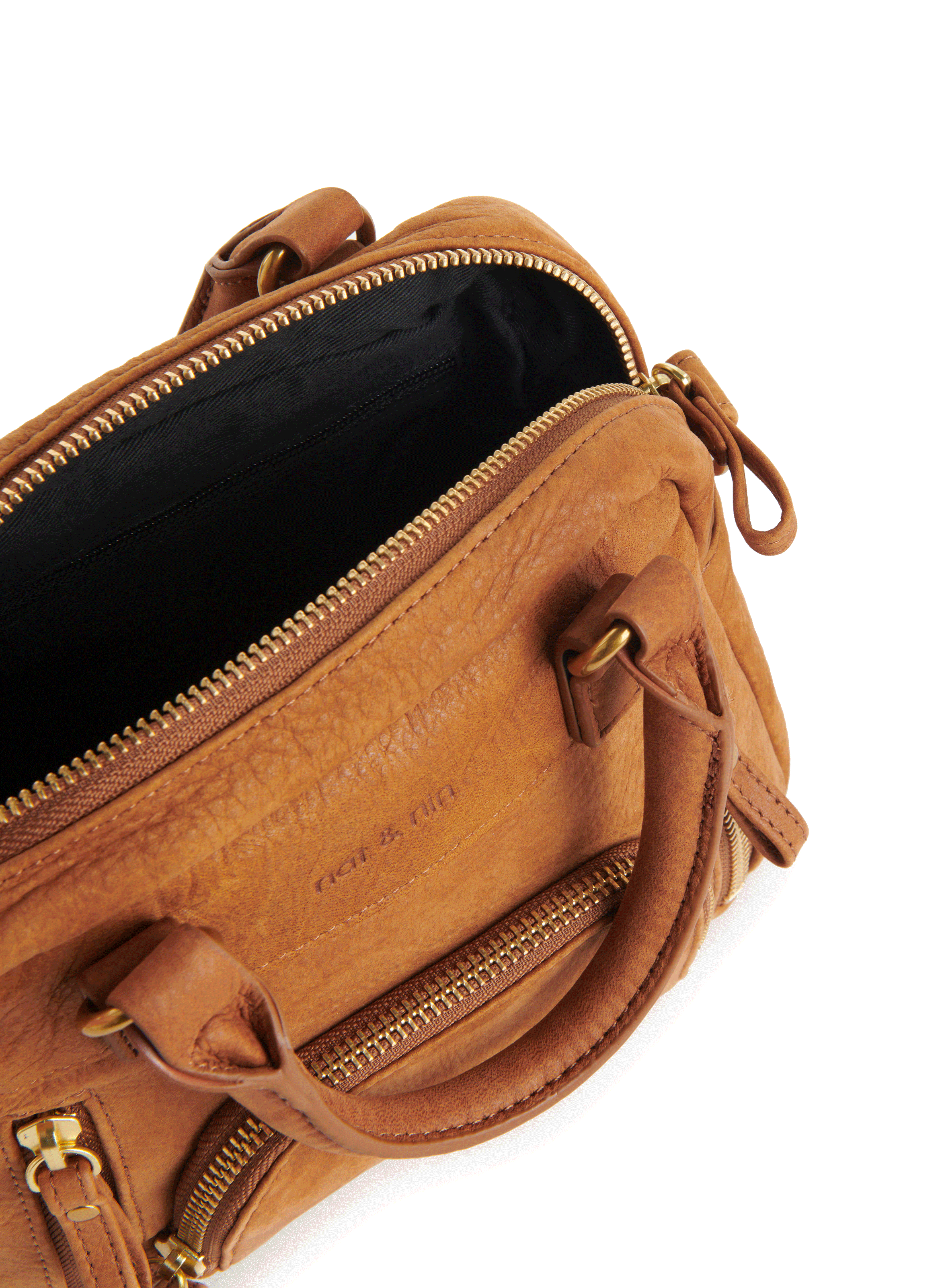 Micro sac à main Macy NAT & NIN Marron