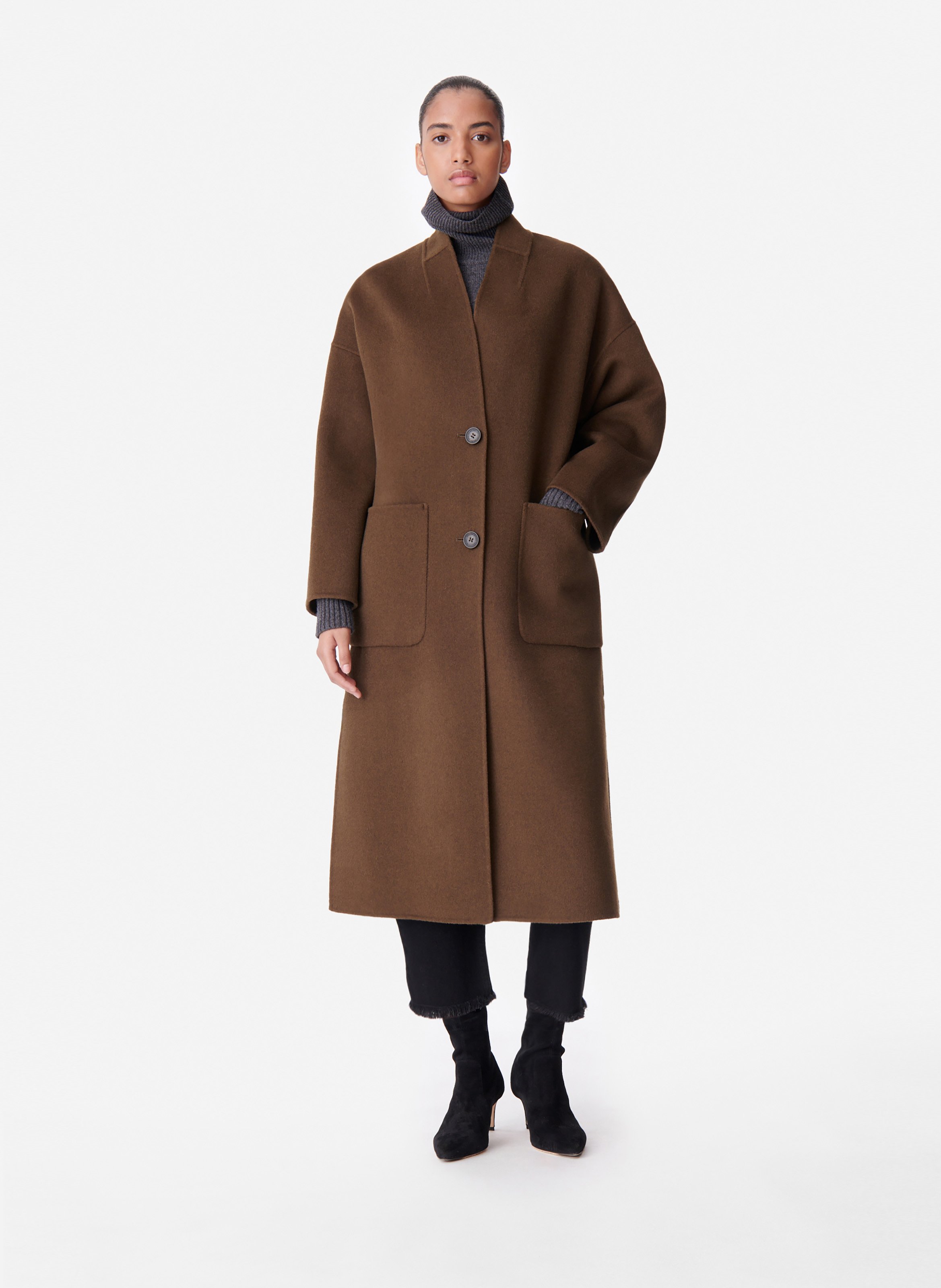 Manteau bachir VANESSA BRUNO Marron