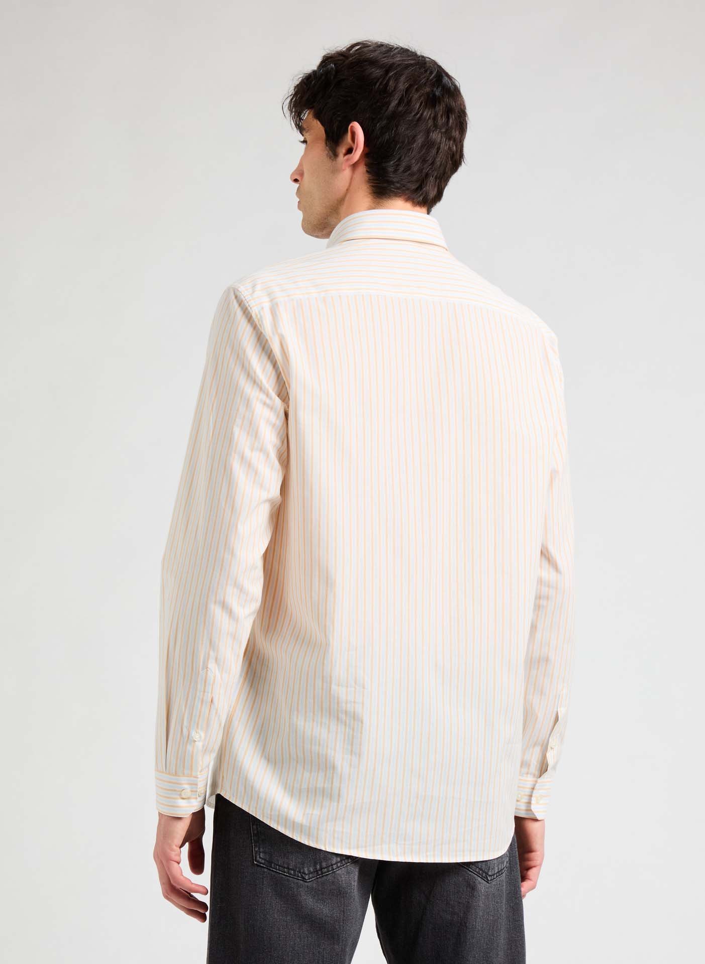 Chemise rayée Fomelos Bleu