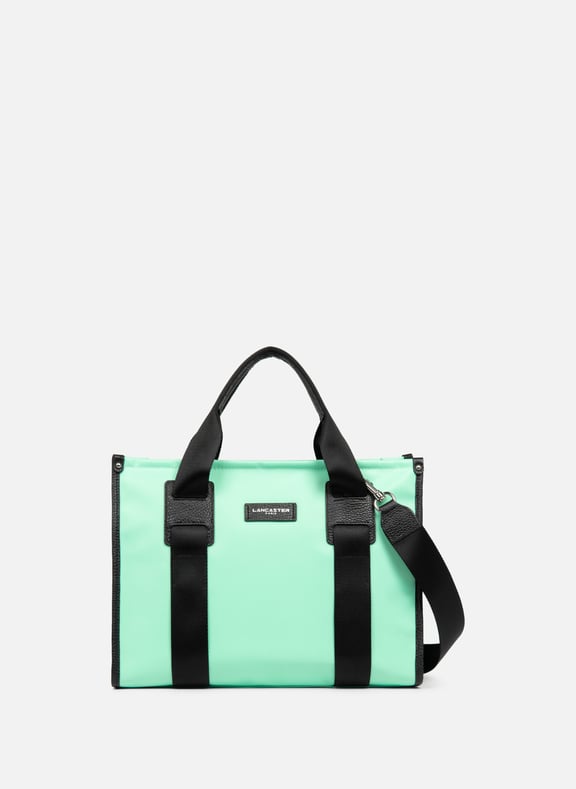 M tote bag - Basic Faculty Blue by LANCASTER LANCASTER M tote bag - Basic Faculty Blue