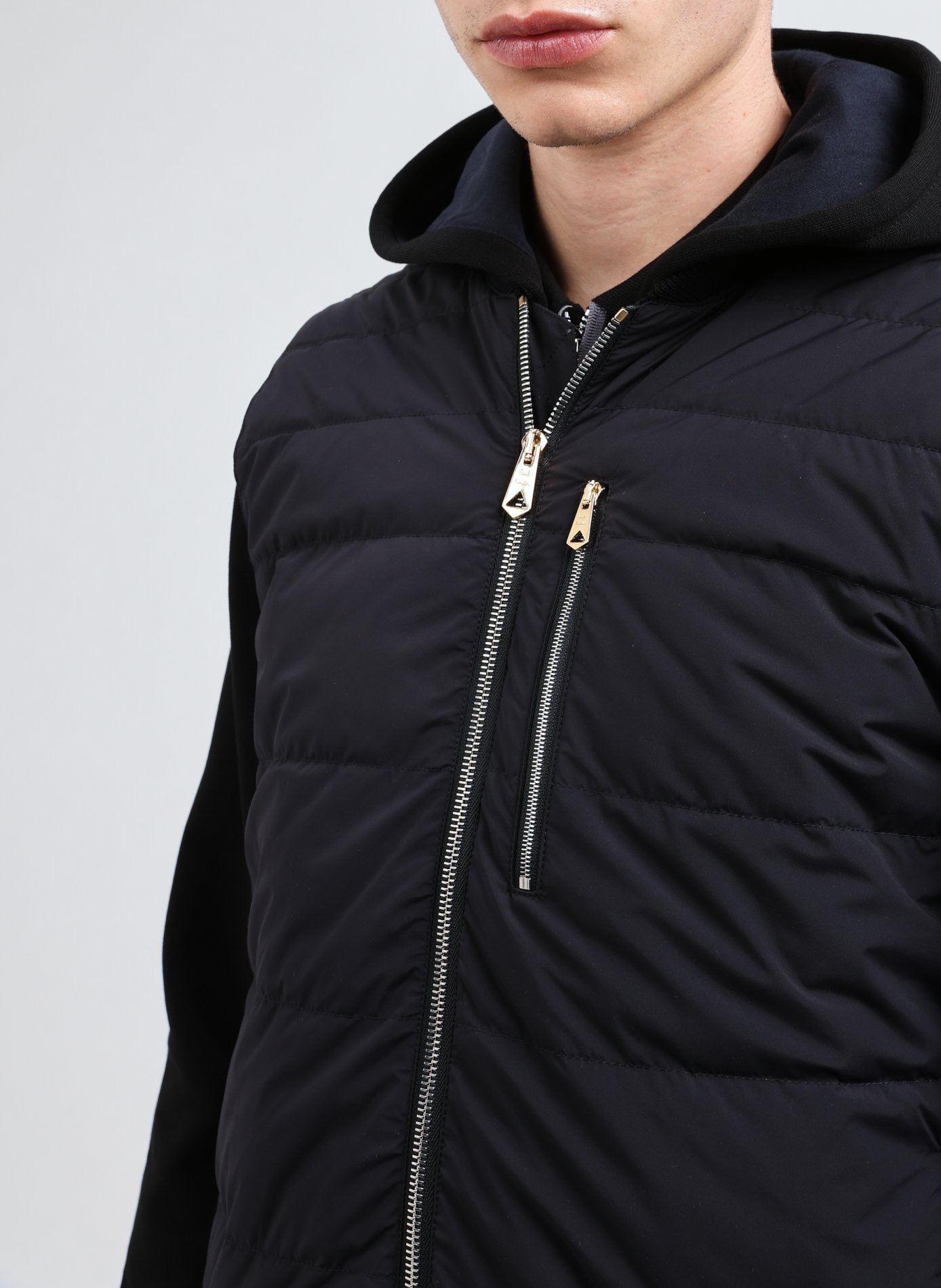 Bi-material gilet PAUL SMITH Multicolour