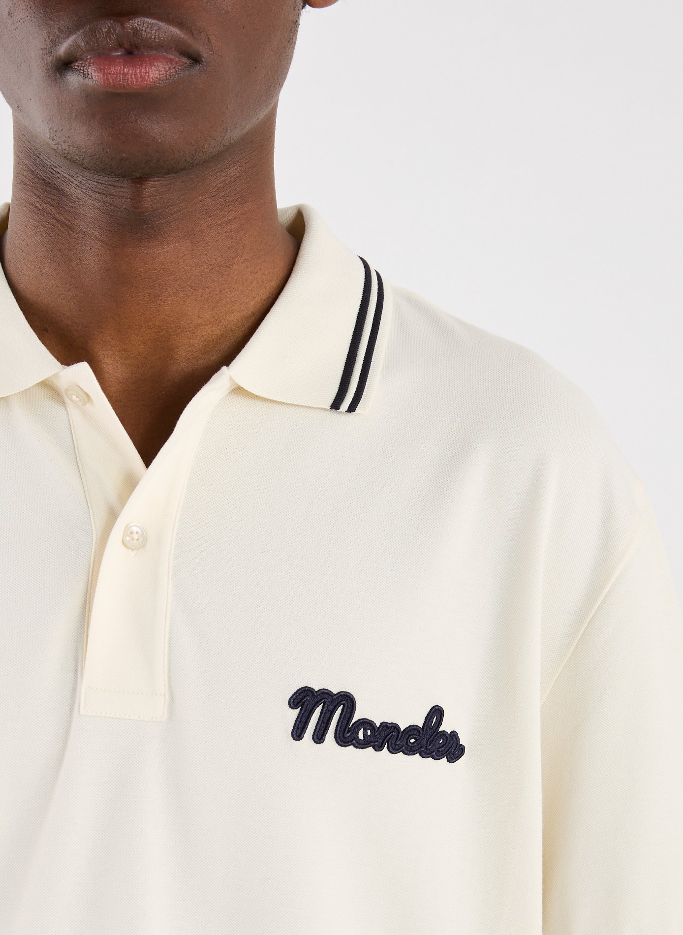  Cotton polo shirt  MONCLER White