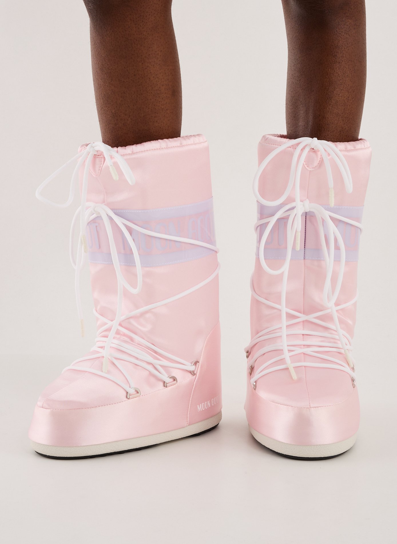 bottes en coton mélangé MOON BOOT Rose
