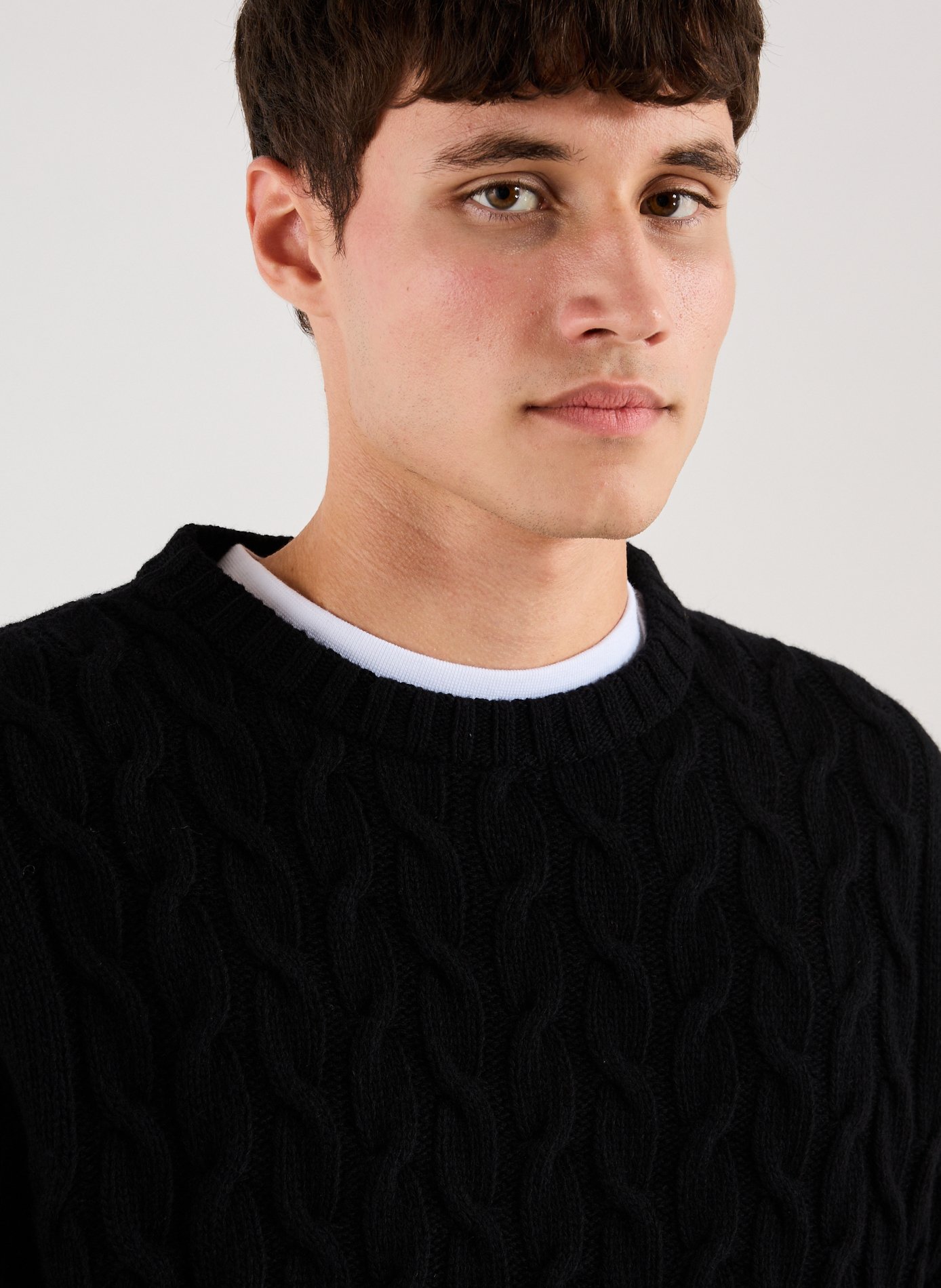 Pull droit en laine mélangée ARTE ANTWERP Noir