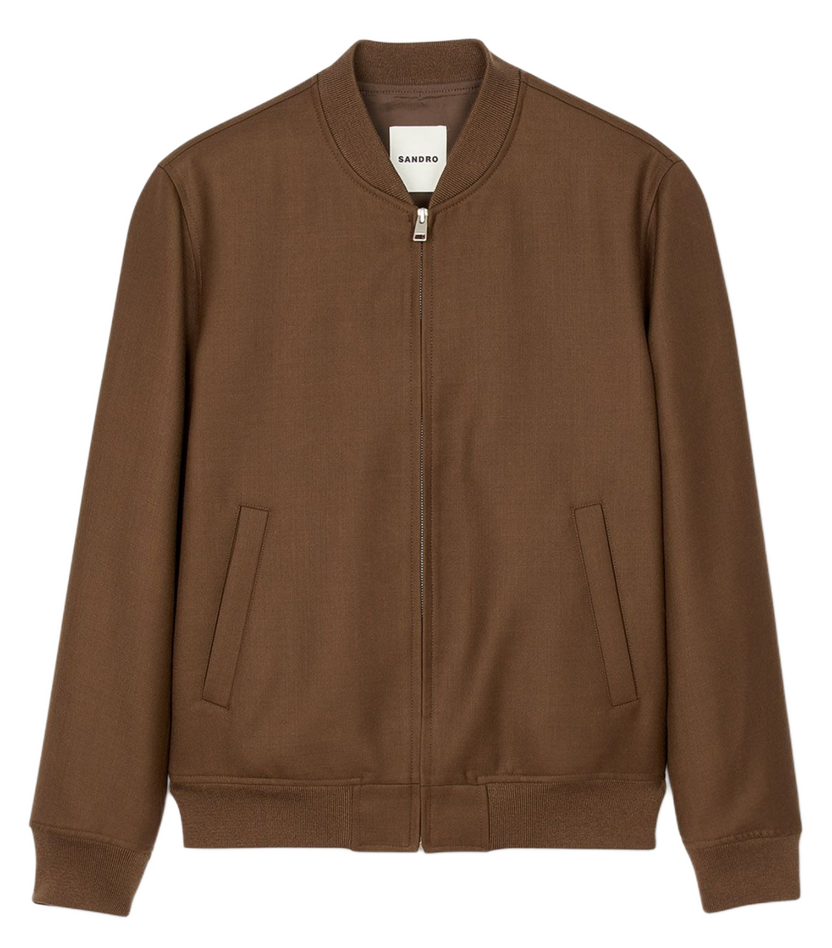 Blouson col teddy SANDRO Beige