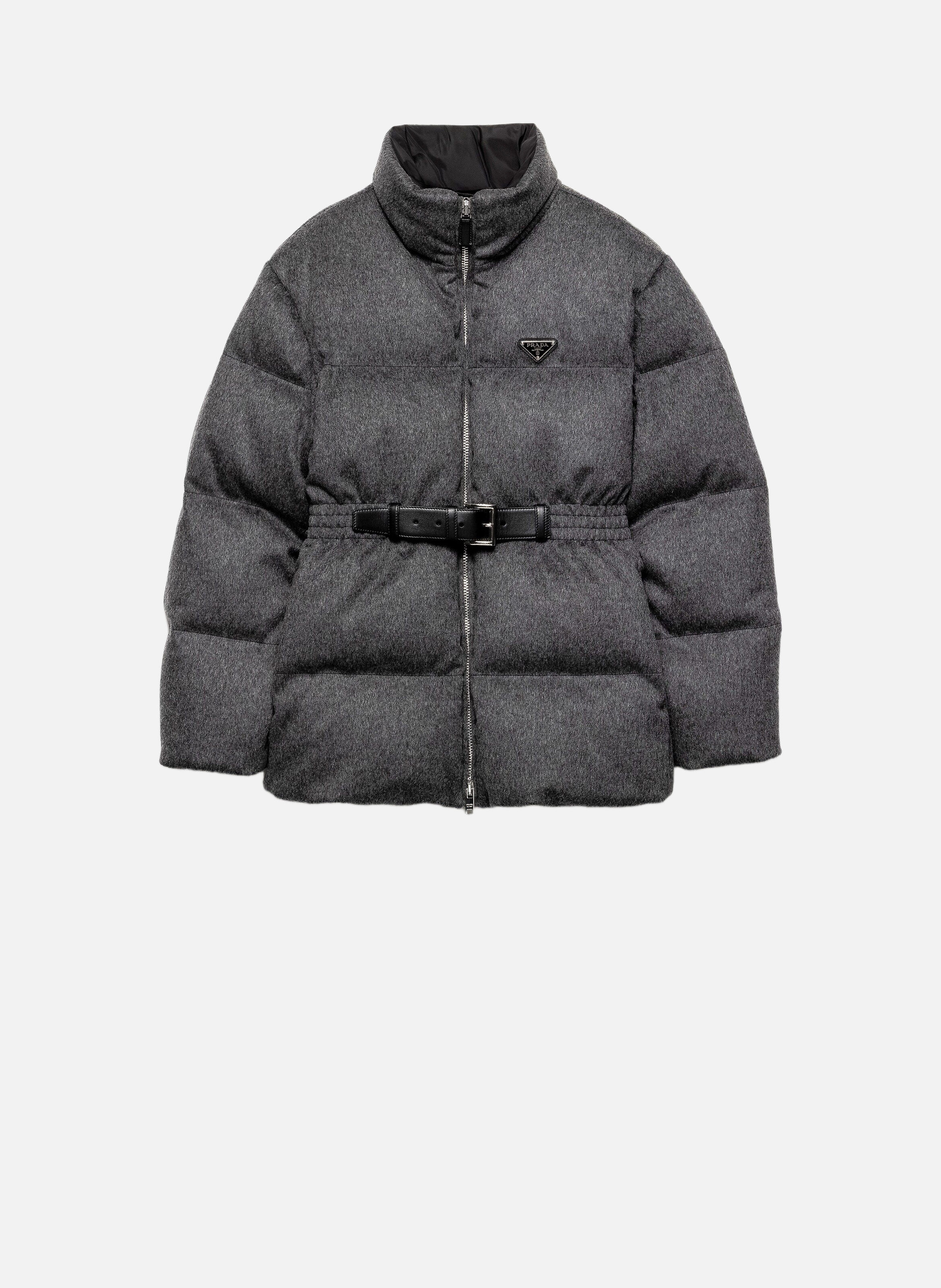 Doudoune en loden PRADA Gris