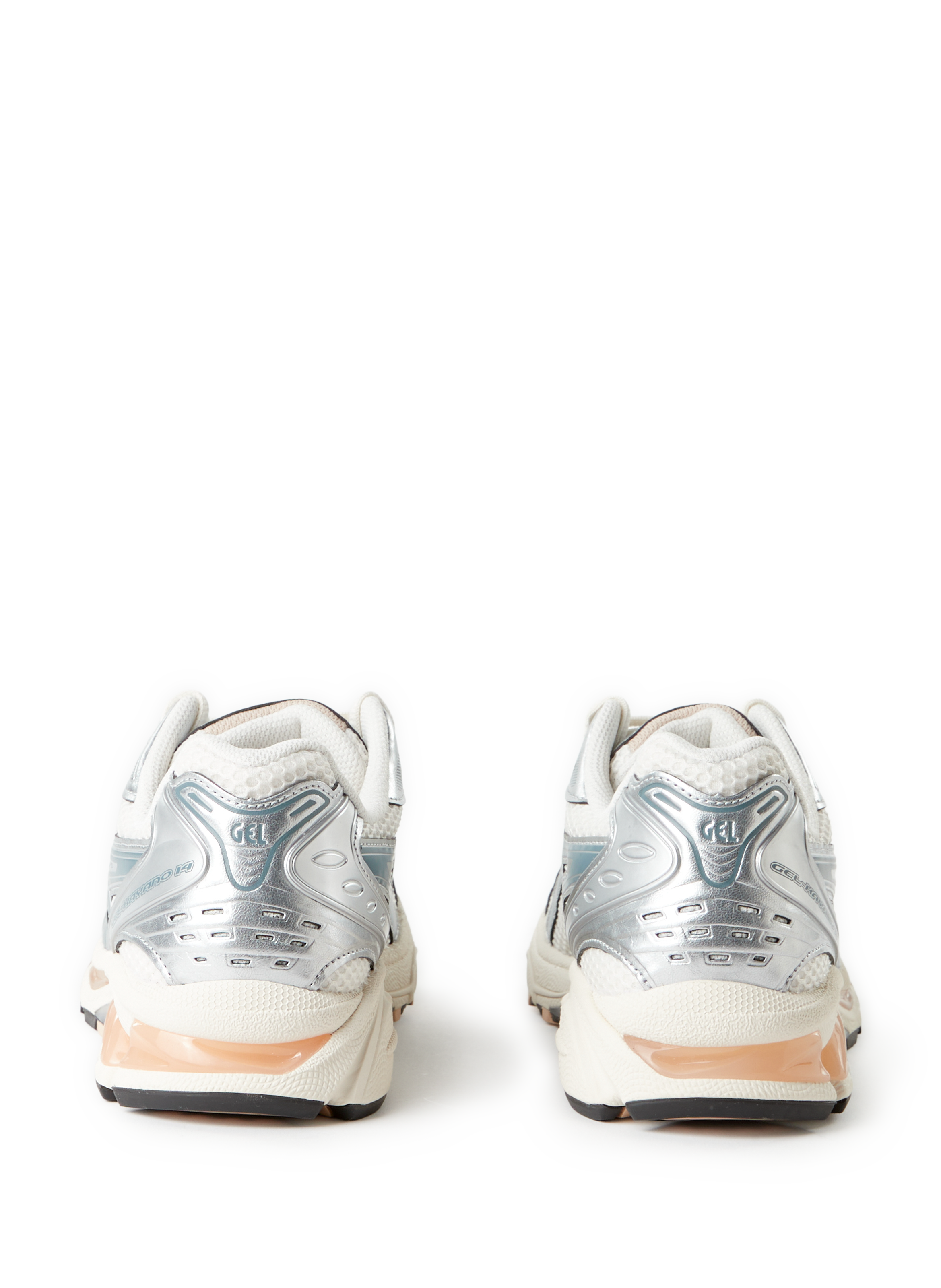 Mixed leather sneakers ASICS White