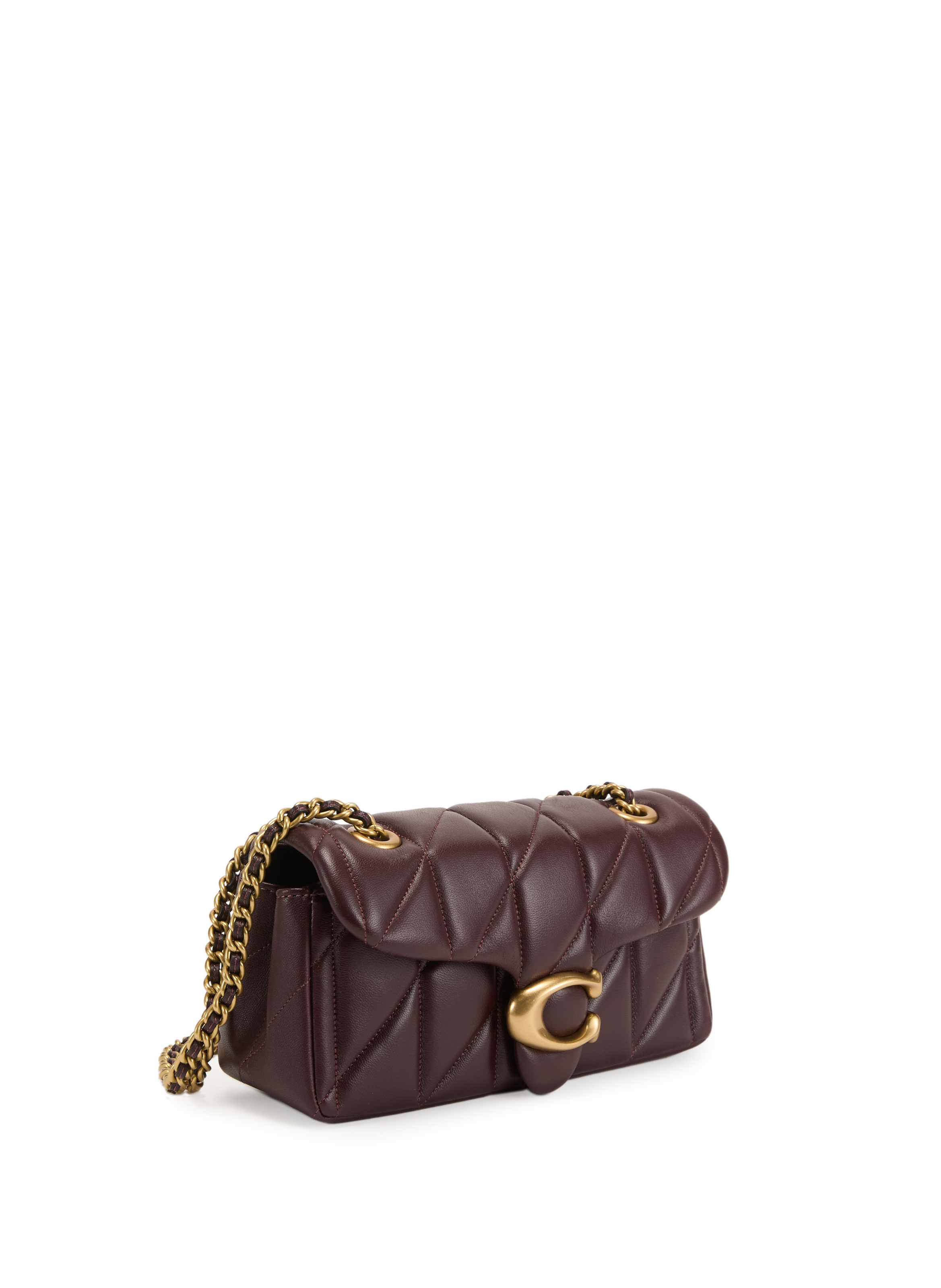 Sac à bandoulière matelasée COACH Violet