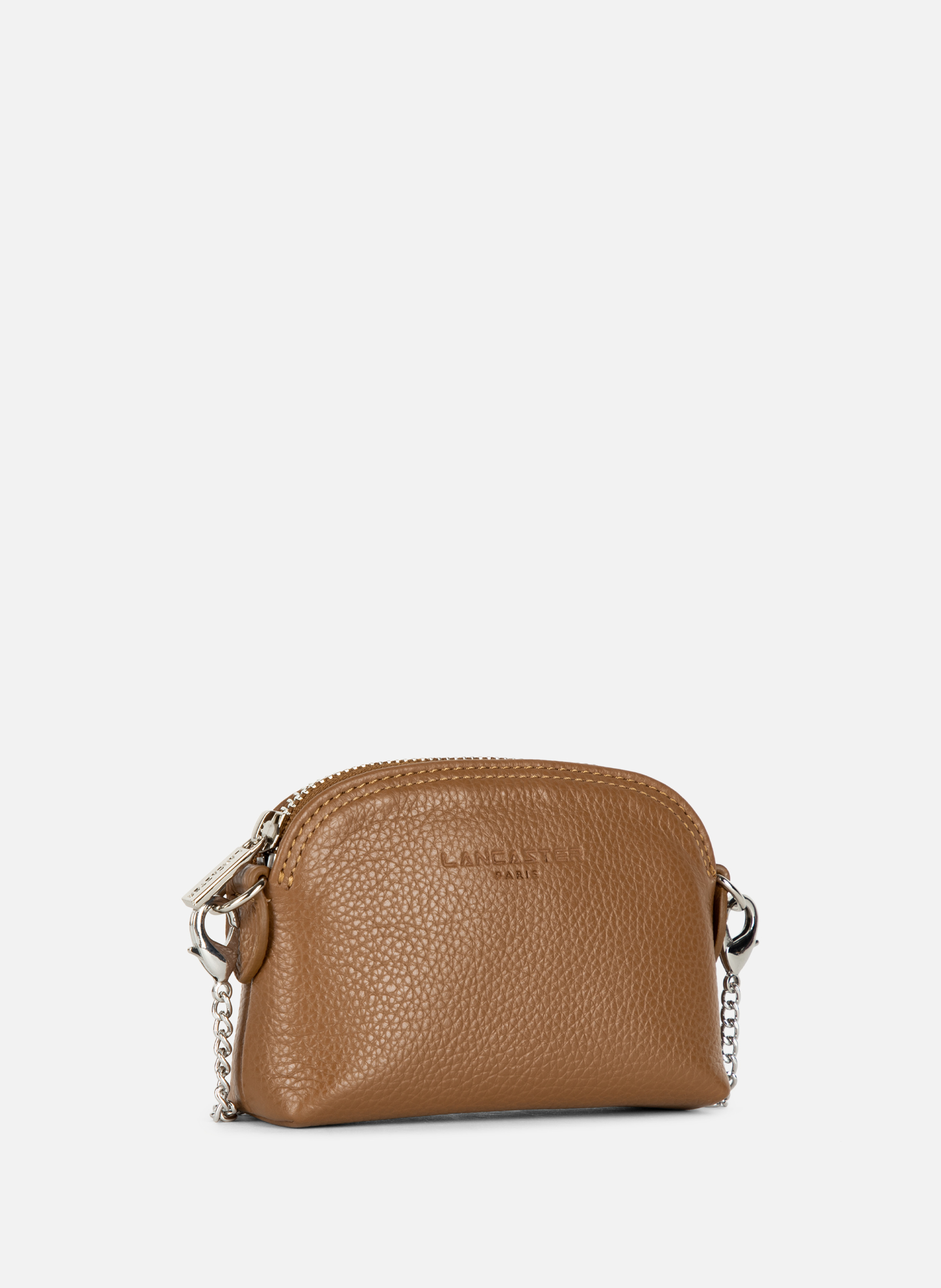 Small coin purse - Foulonné PM LANCASTER Brown